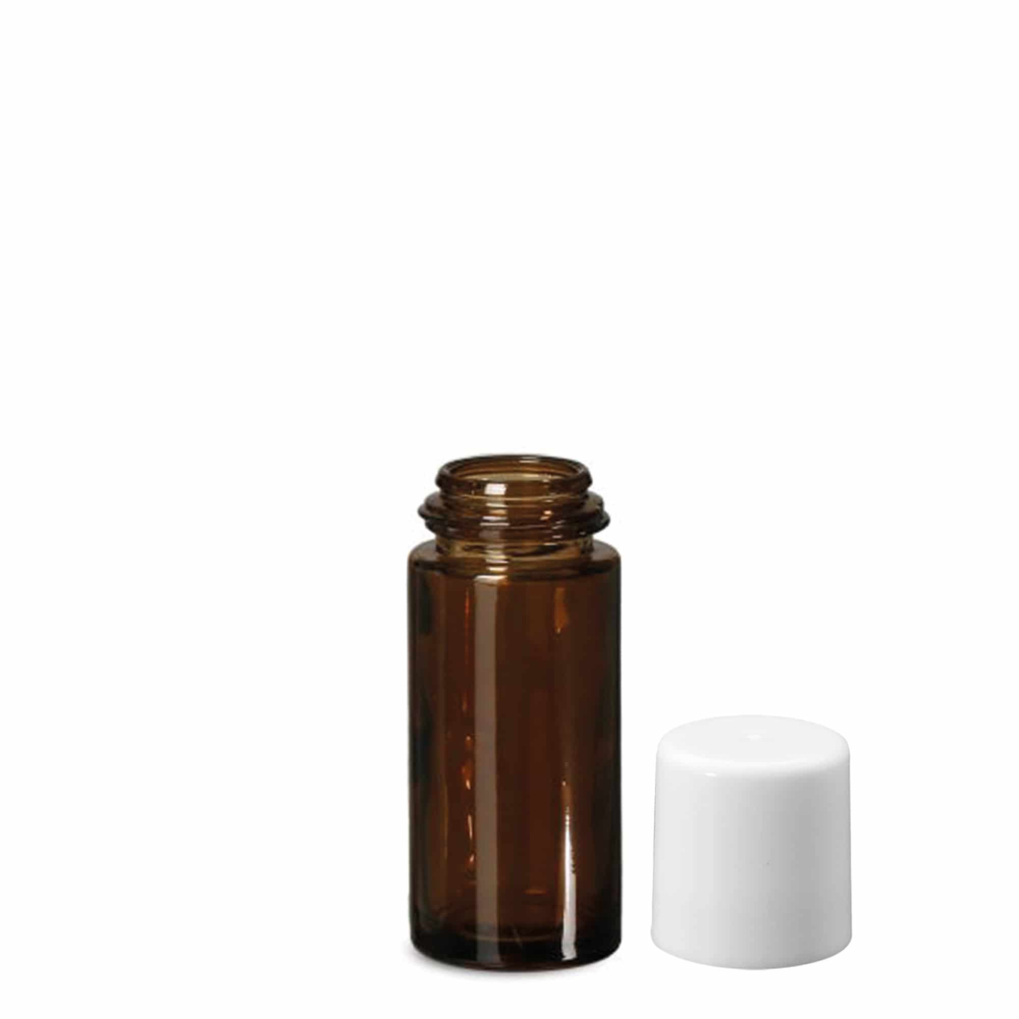 Shishe roll-on 50 ml, xham, kafe, hunda: kapak me vida