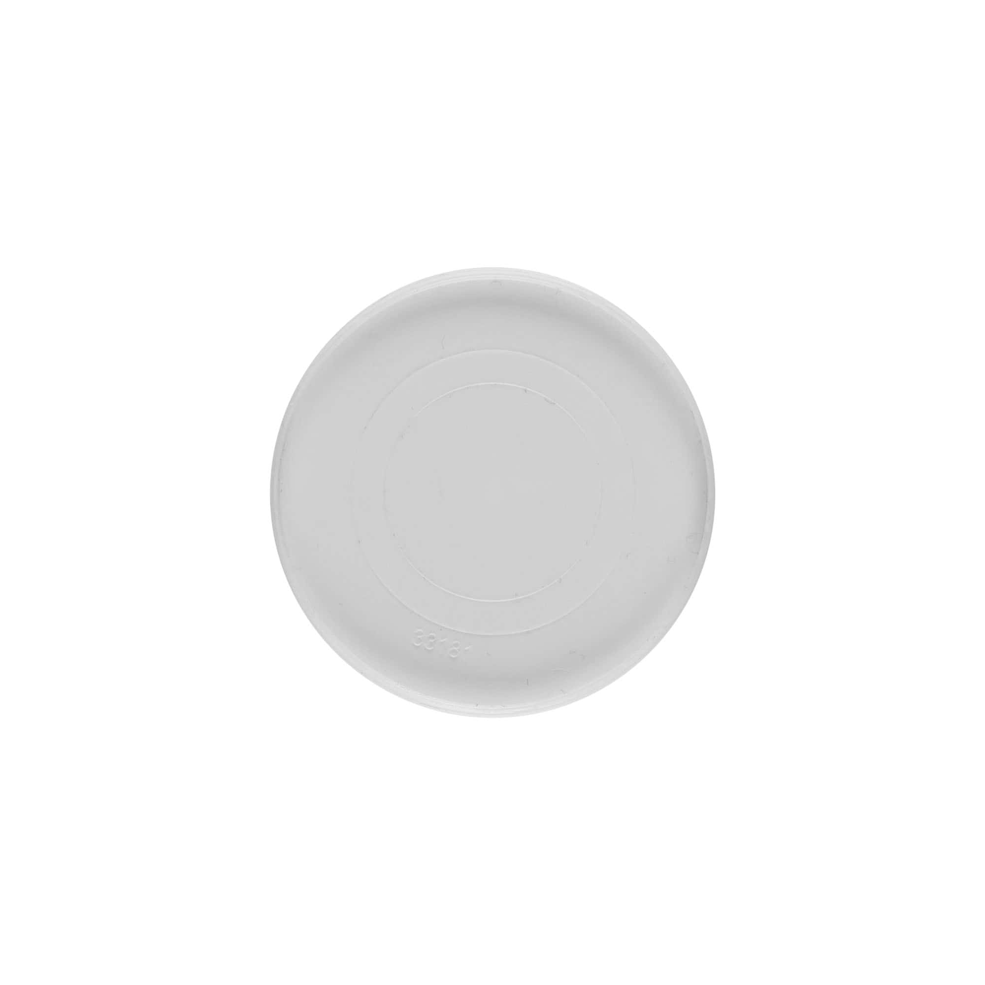 Mbulesë për 30 ml 'Bianca', plastike PP, e bardhë