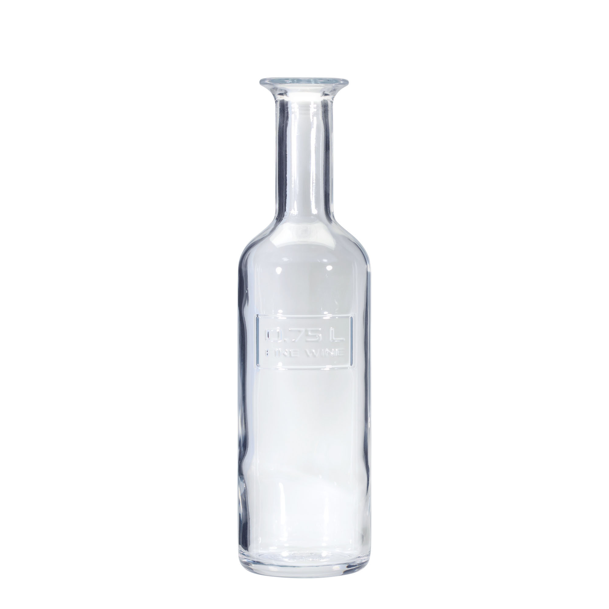 750 ml shishe qelqi 'Optima Fine Wine', goja: korek 750 ml shishe qelqi 'Optima Fine Wine', goja: korek