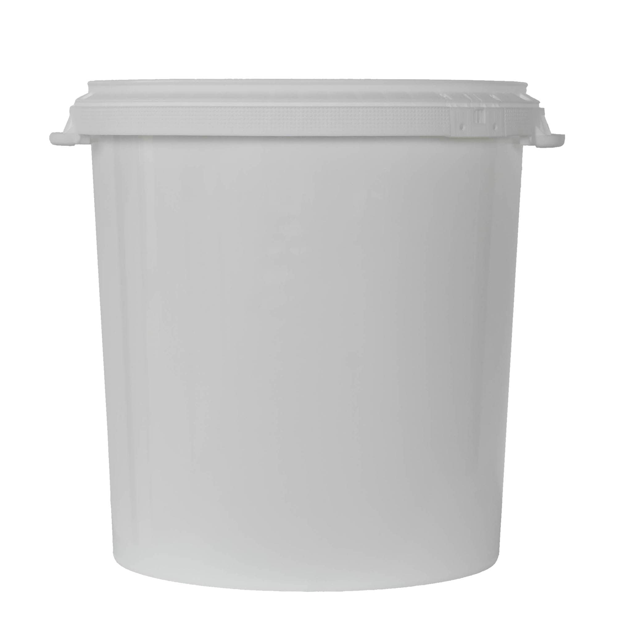 30 l kovë, plastikë PP, e bardhë