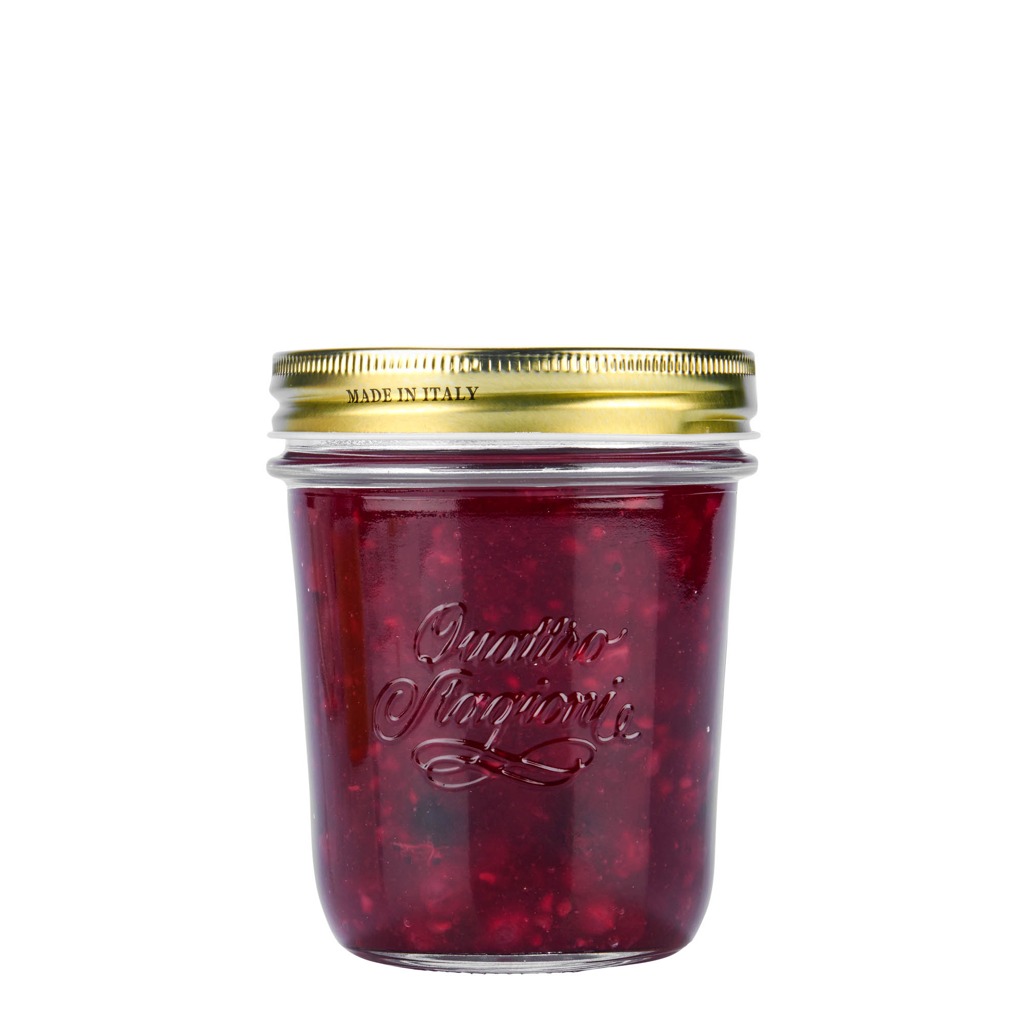 320 ml kavanoz rrëzimi 'Quattro Stagioni', gojë: kapak me vidë 320 ml kavanoz rrëzimi 'Quattro Stagioni', gojë: kapak me vidë