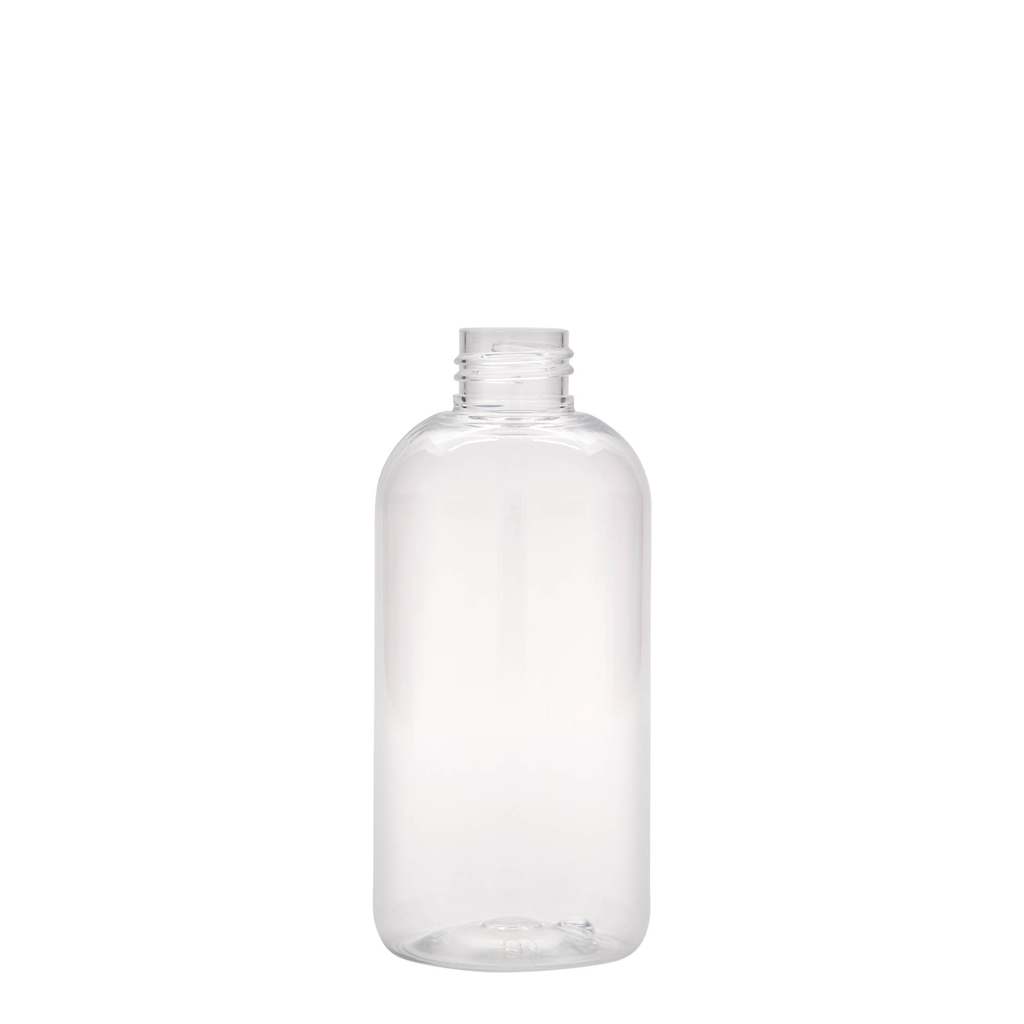 200 ml shishe PET 'Boston', plastikë, gojë: 24/410