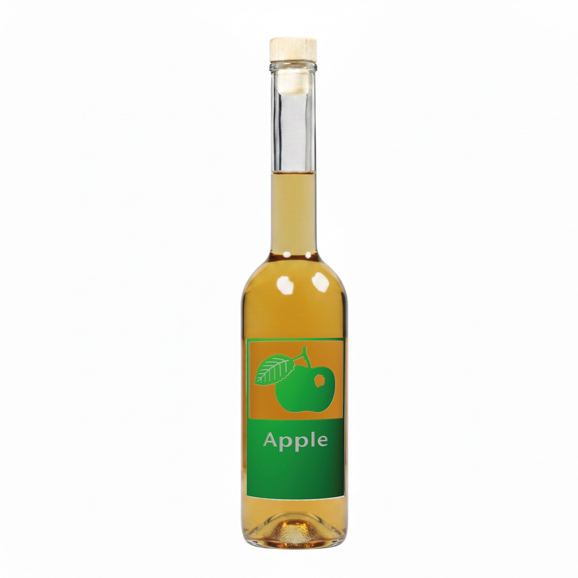 Shishe qelqi 500 ml 'Opera', motiv: Molla, gojë: Kork
