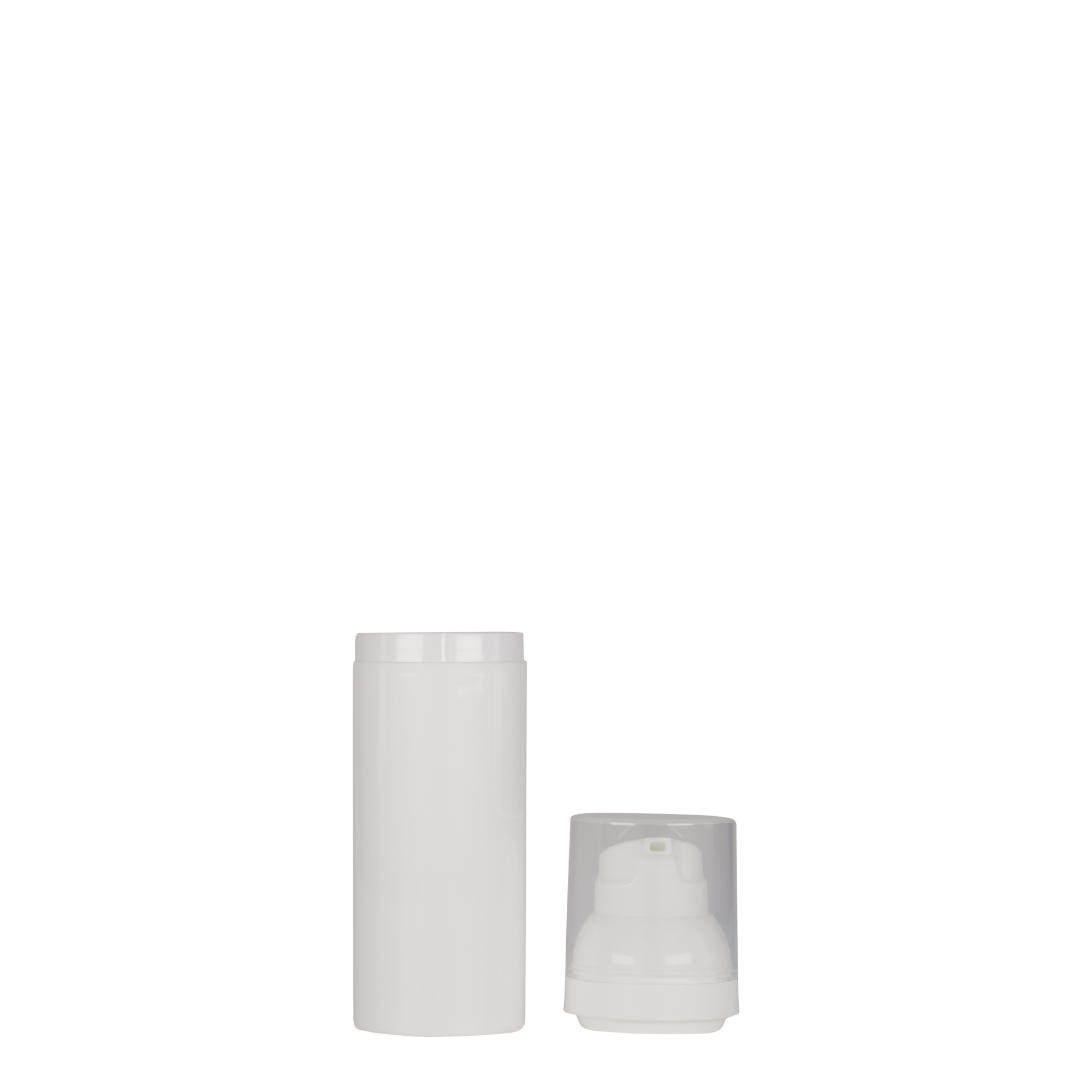 50 ml Dispenser Airless 'Mezzo', plastikë PP, i bardhë