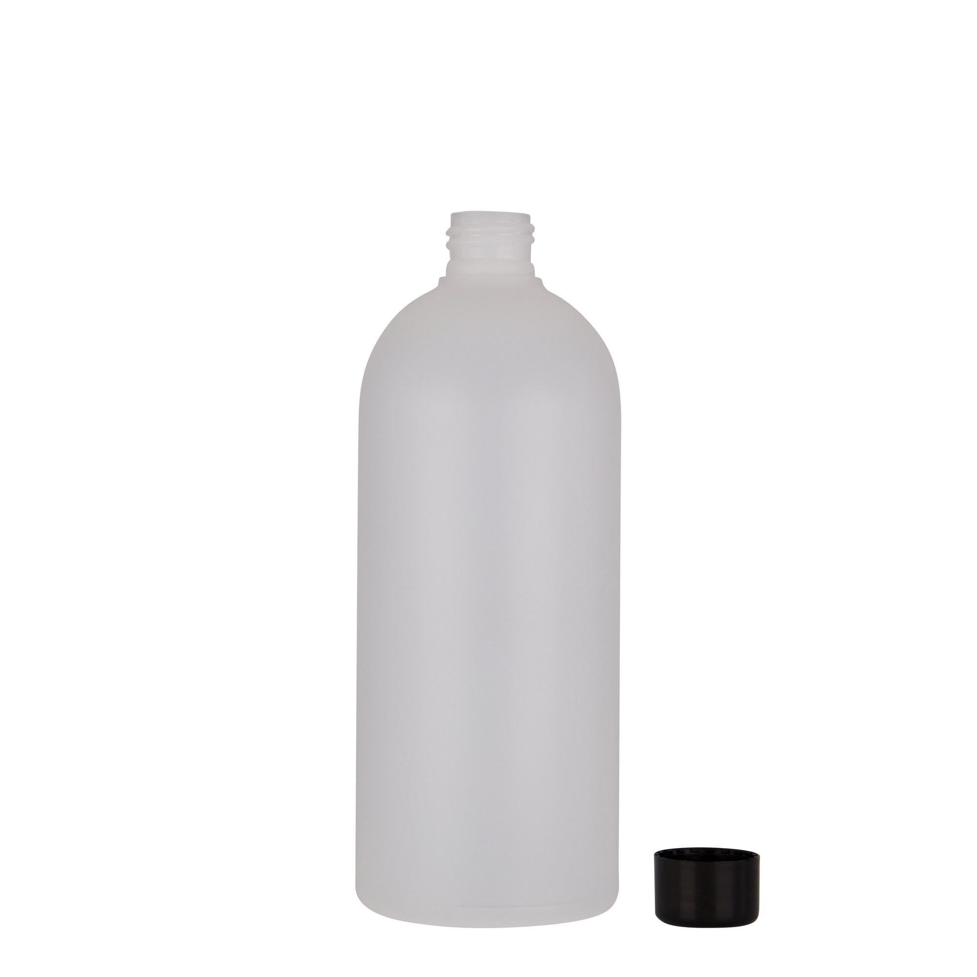 Shishe plastike 500 ml 'Tuffy', HDPE, natyrale, hapje: 24/410 Shishe plastike 500 ml 'Tuffy', HDPE, natyrale, hapje: 24/410