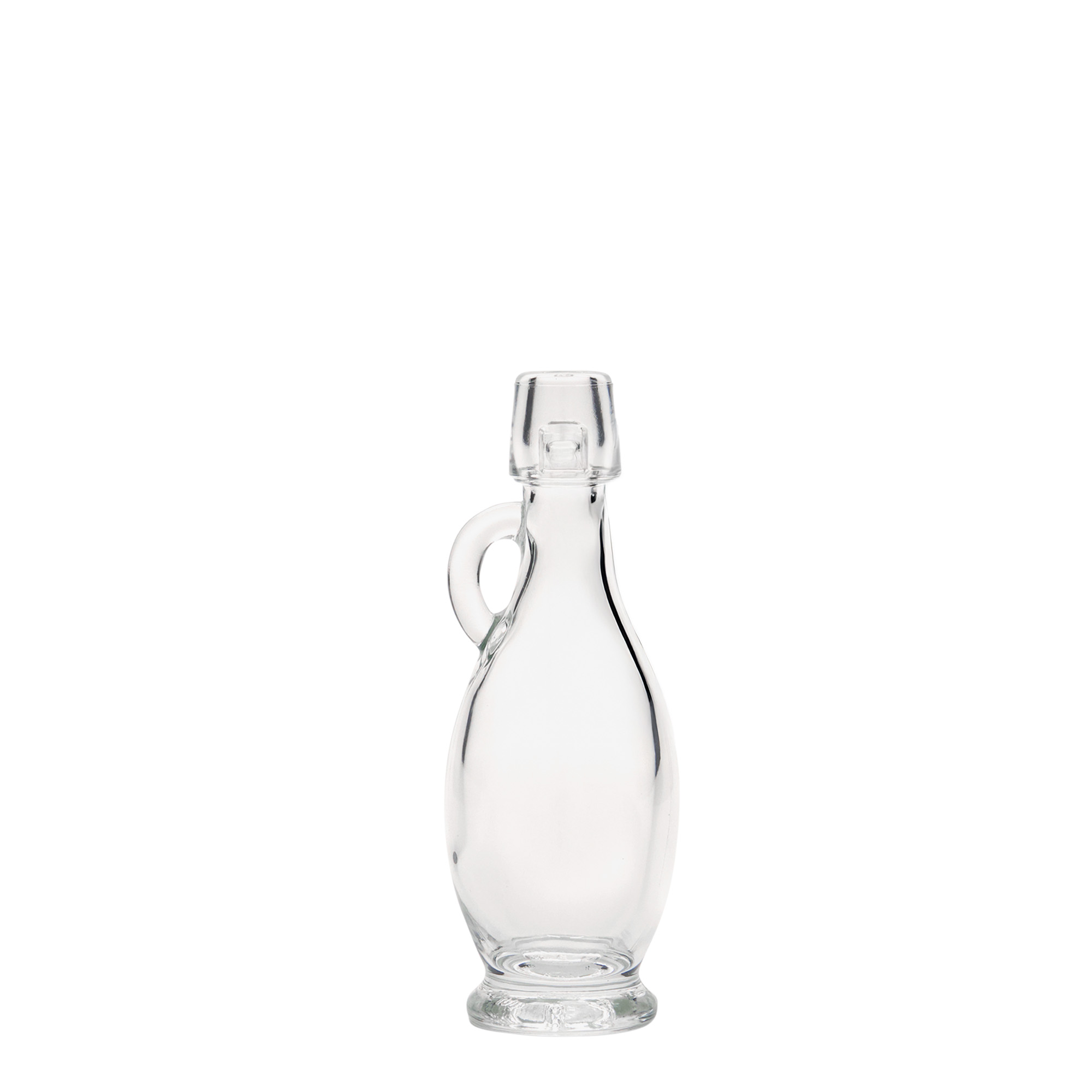 Shishe qelqi 40 ml 'Egizia', hapje: mbyllje me kapak me grep