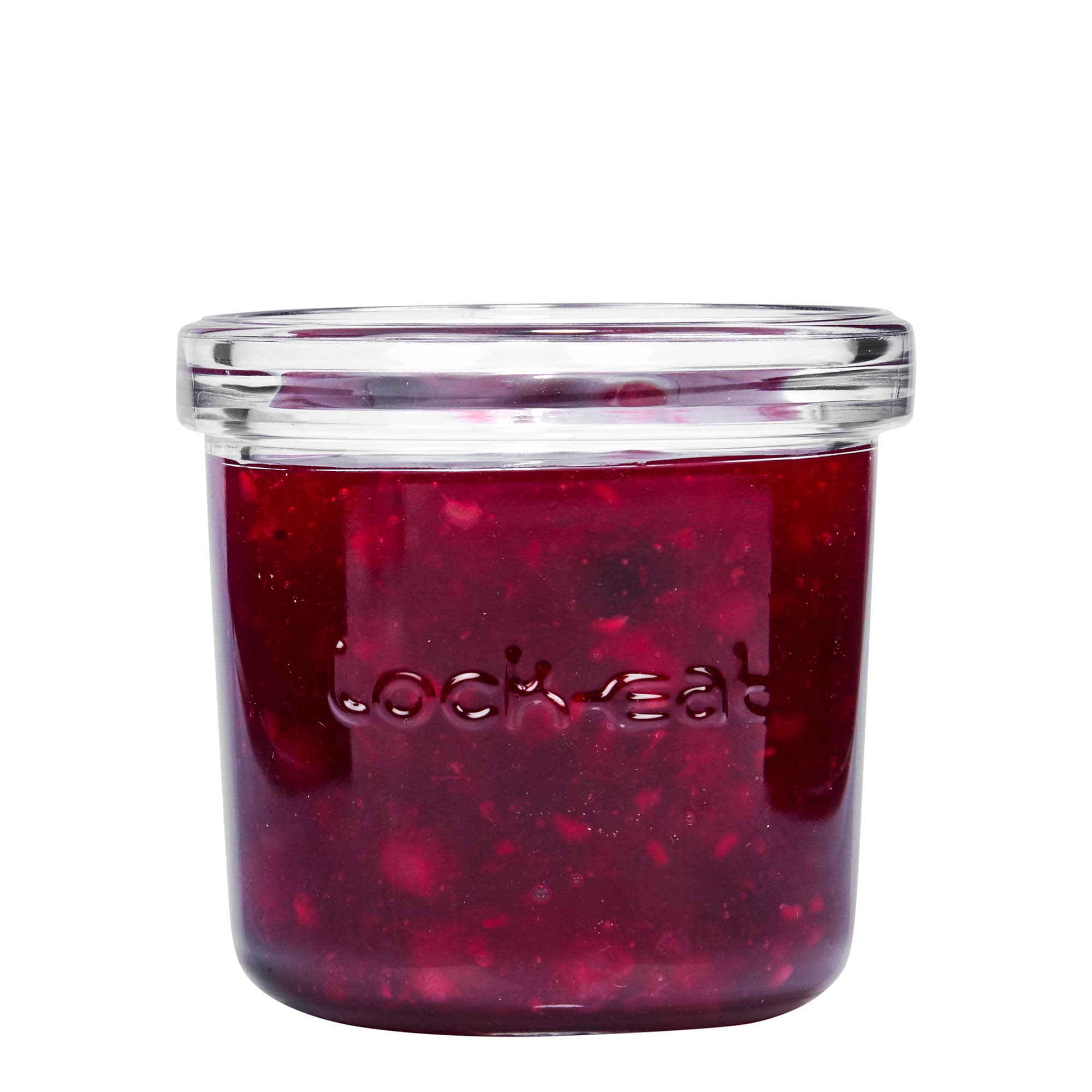 200 ml kavanoz me kapak me shufër druri 'Lock-Eat', hapja: mbyllje me kapak me shufër druri
