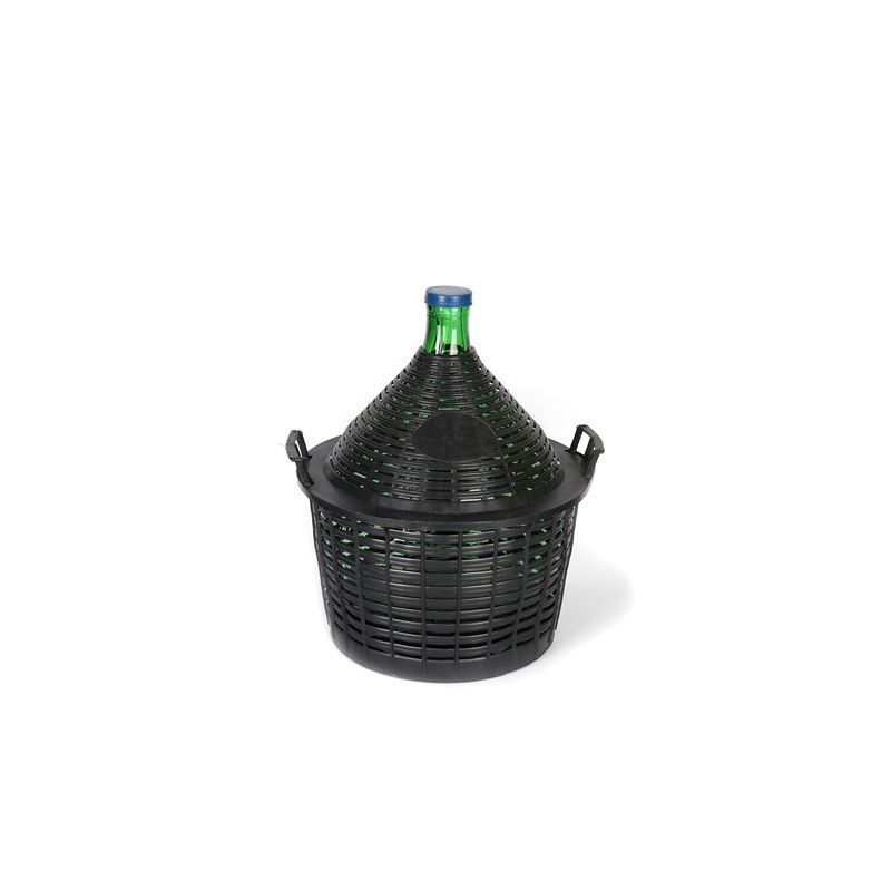 20 l shishe baloni me qafë të ngushtë, xham, jeshile, gojë: kapak i mbështjellë 20 l shishe baloni me qafë të ngushtë, xham, jeshile, gojë: kapak i mbështjellë