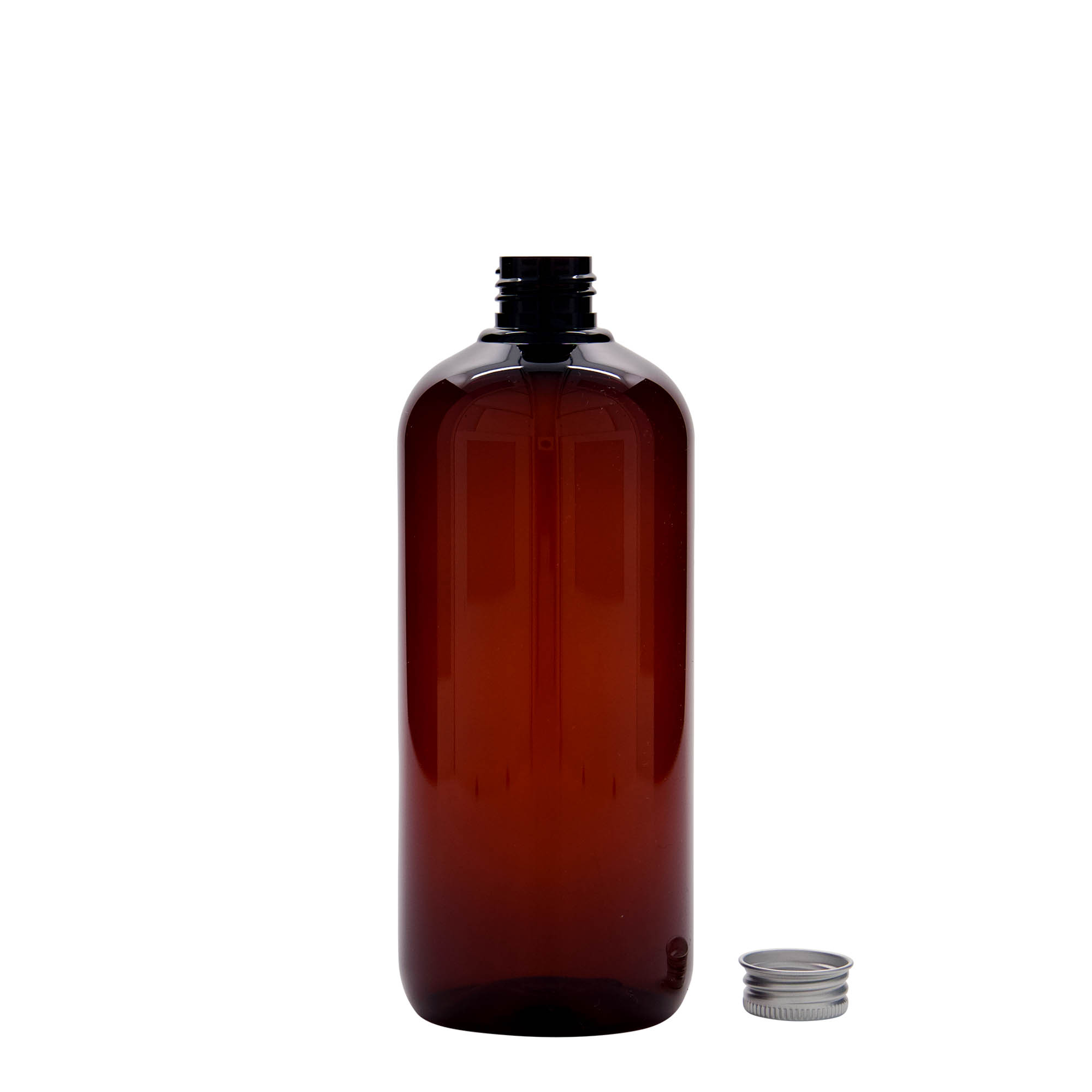 Shishe plastike e riciklueshme 500 ml 'Victor's Best', PCR, kafe, goja: 24/410 Shishe plastike e riciklueshme 500 ml 'Victor's Best', PCR, kafe, goja: 24/410