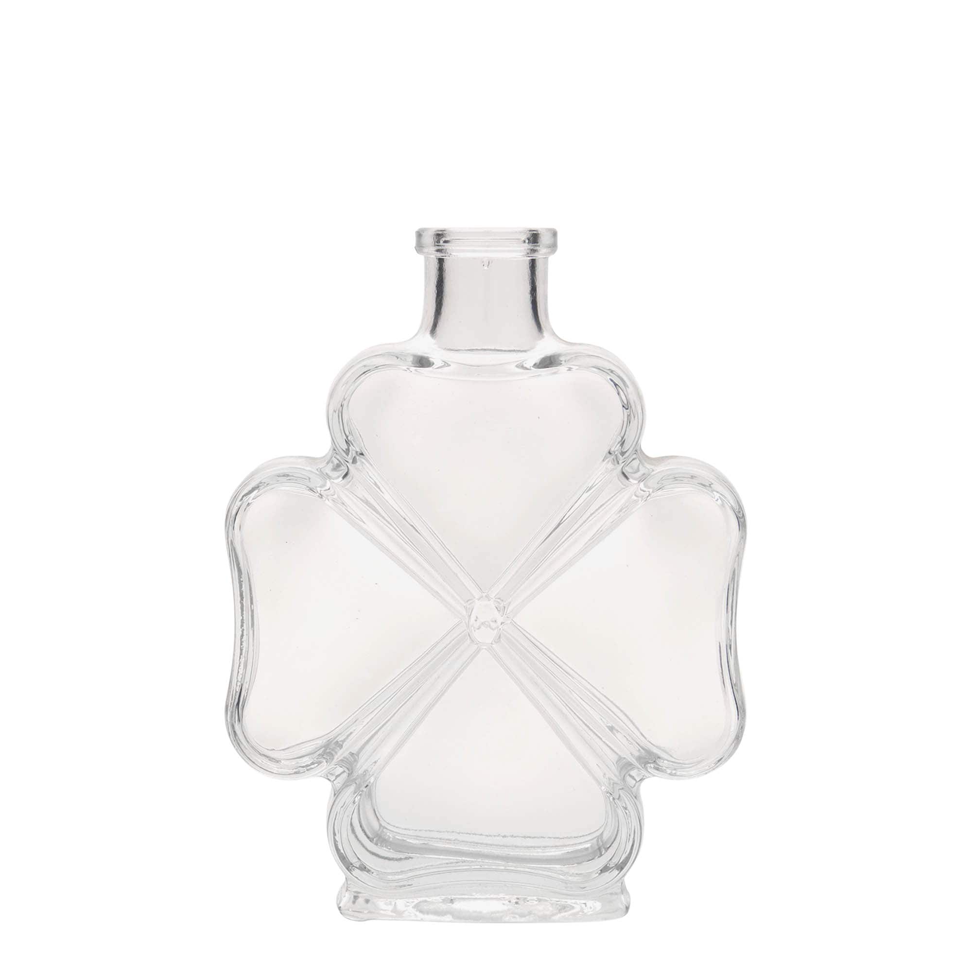 Shishe qelqi 200 ml 'Gjethe trefishi', hapja: Kork