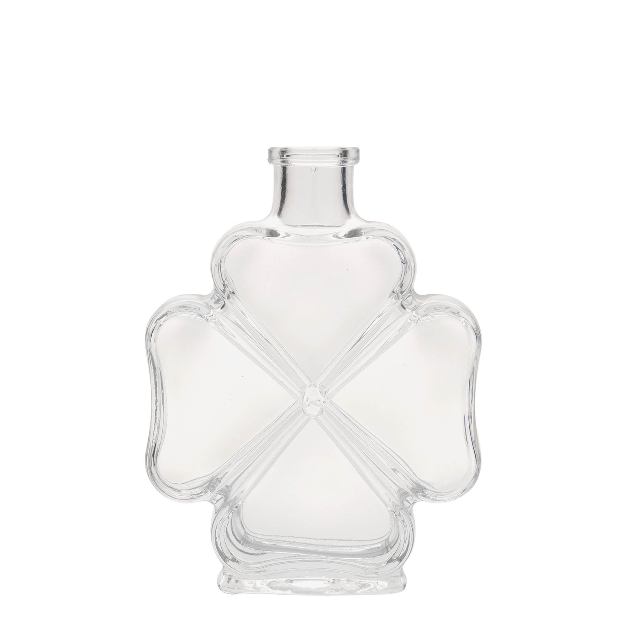 Shishe qelqi 200 ml 'Gjethe trefishi', hapja: Kork