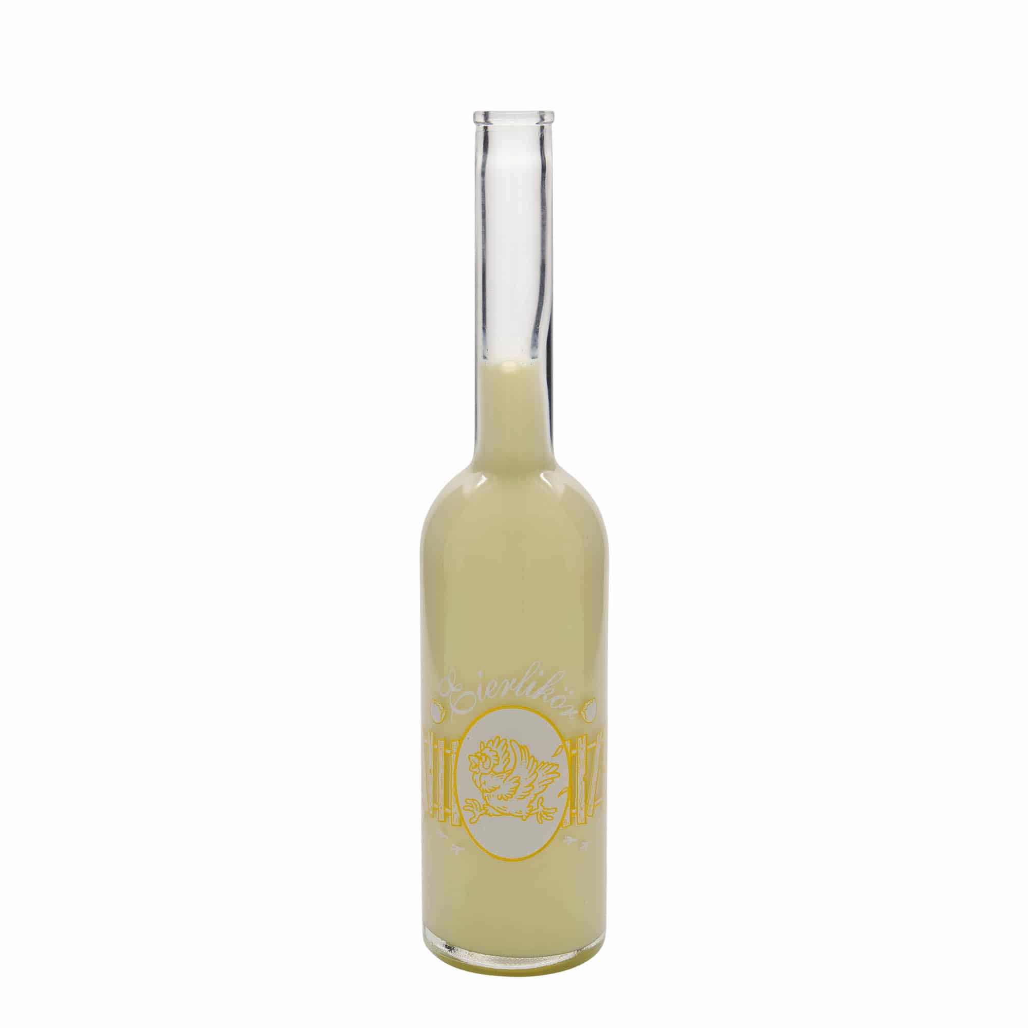 Shishe qelqi 500 ml 'Opera', motiv: likuer vezësh, gojë: korek Shishe qelqi 500 ml 'Opera', motiv: likuer vezësh, gojë: korek