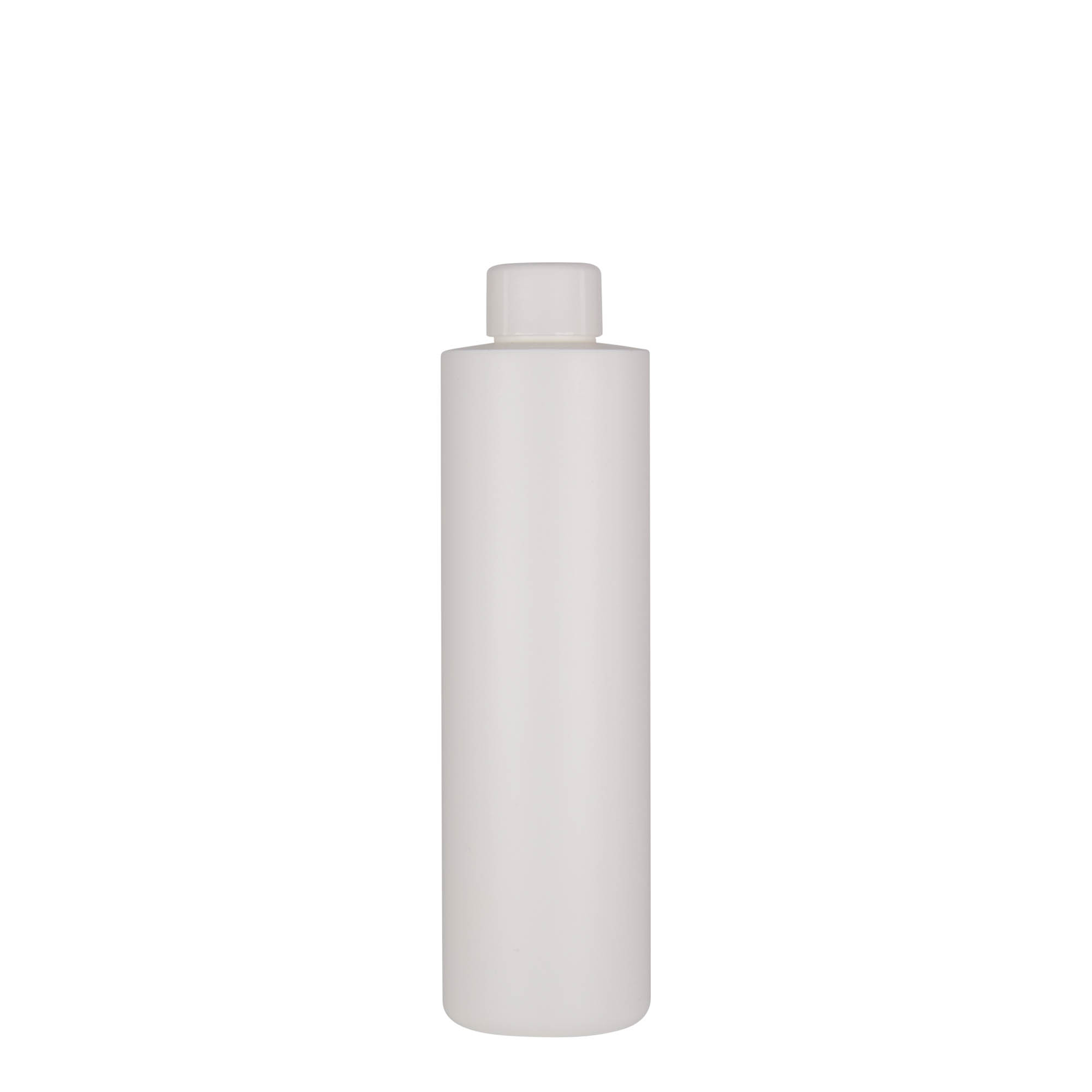 250 ml shishe plastike 'Pipe', HDPE, e bardhë, gojë: 24/410