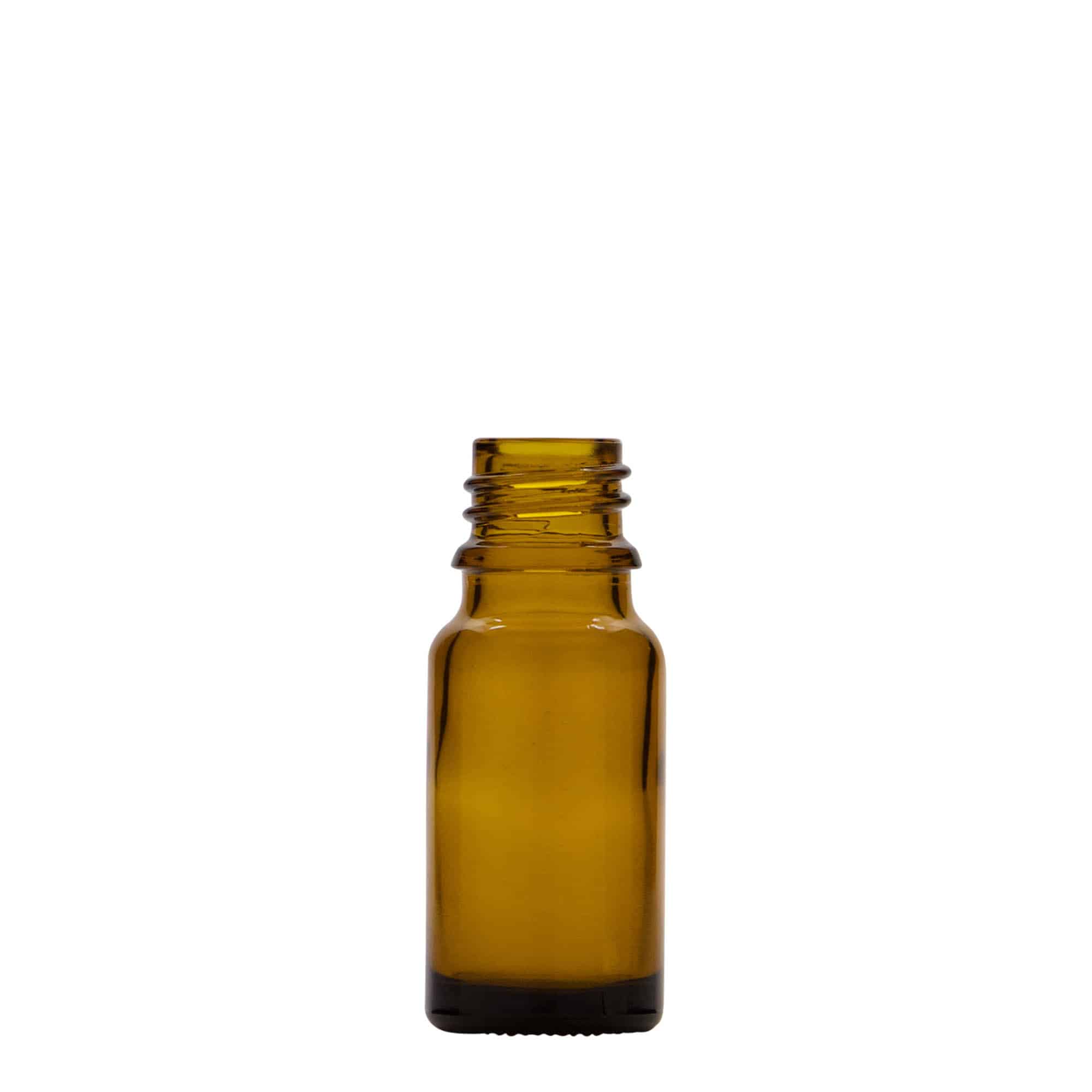 10 ml shishe mjekësore me pompë locioni, qelq, kafe, hapja: DIN 18