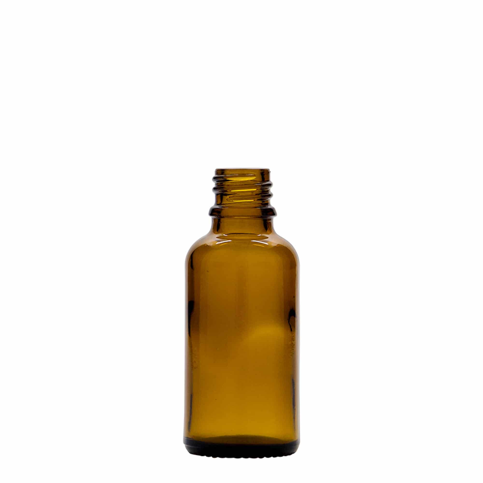 30 ml shishe me spërkatës, mjekësore, qelq, kafe, gojë: DIN 18