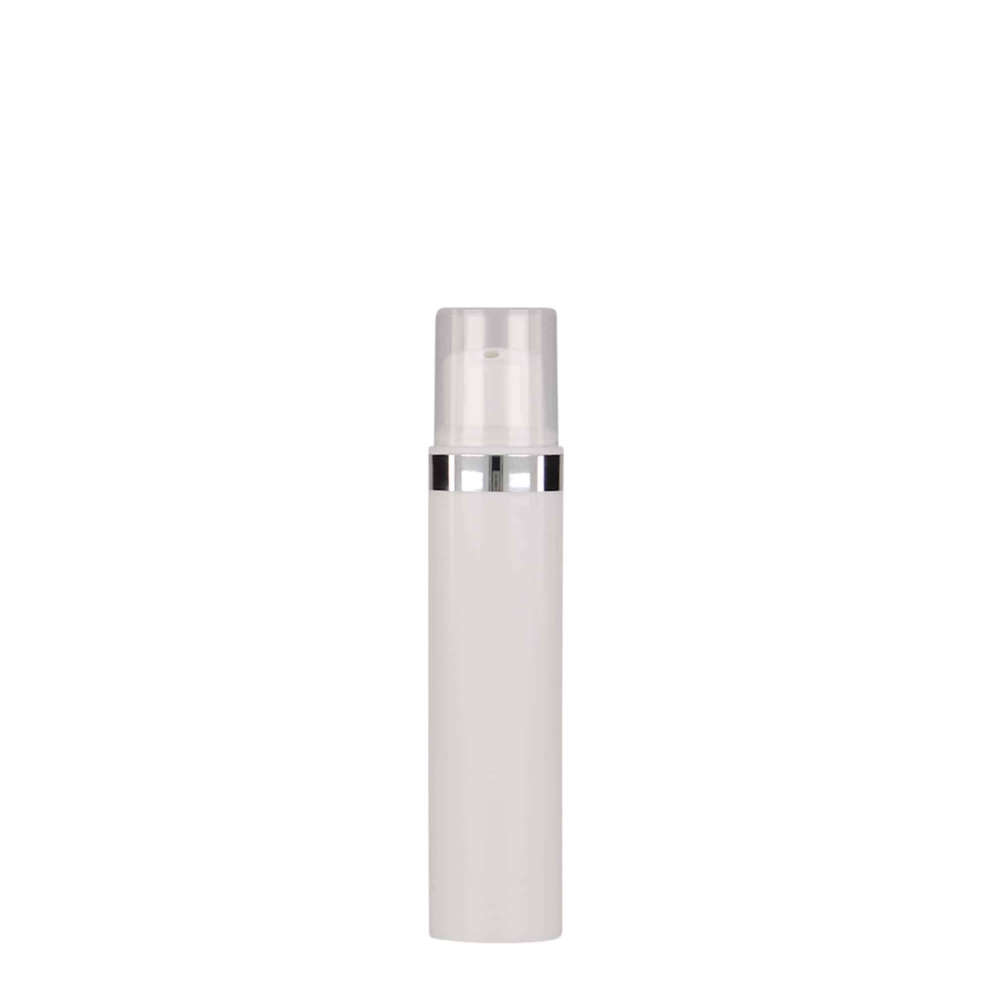 15 ml Dispenser Airless 'Nano', plastik PP, i bardhë