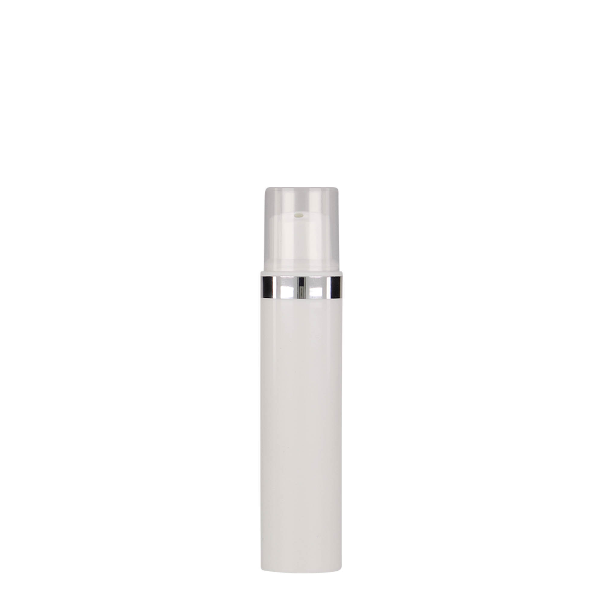 15 ml Dispenser Airless 'Nano', plastik PP, i bardhë 15 ml Dispenser Airless 'Nano', plastik PP, i bardhë