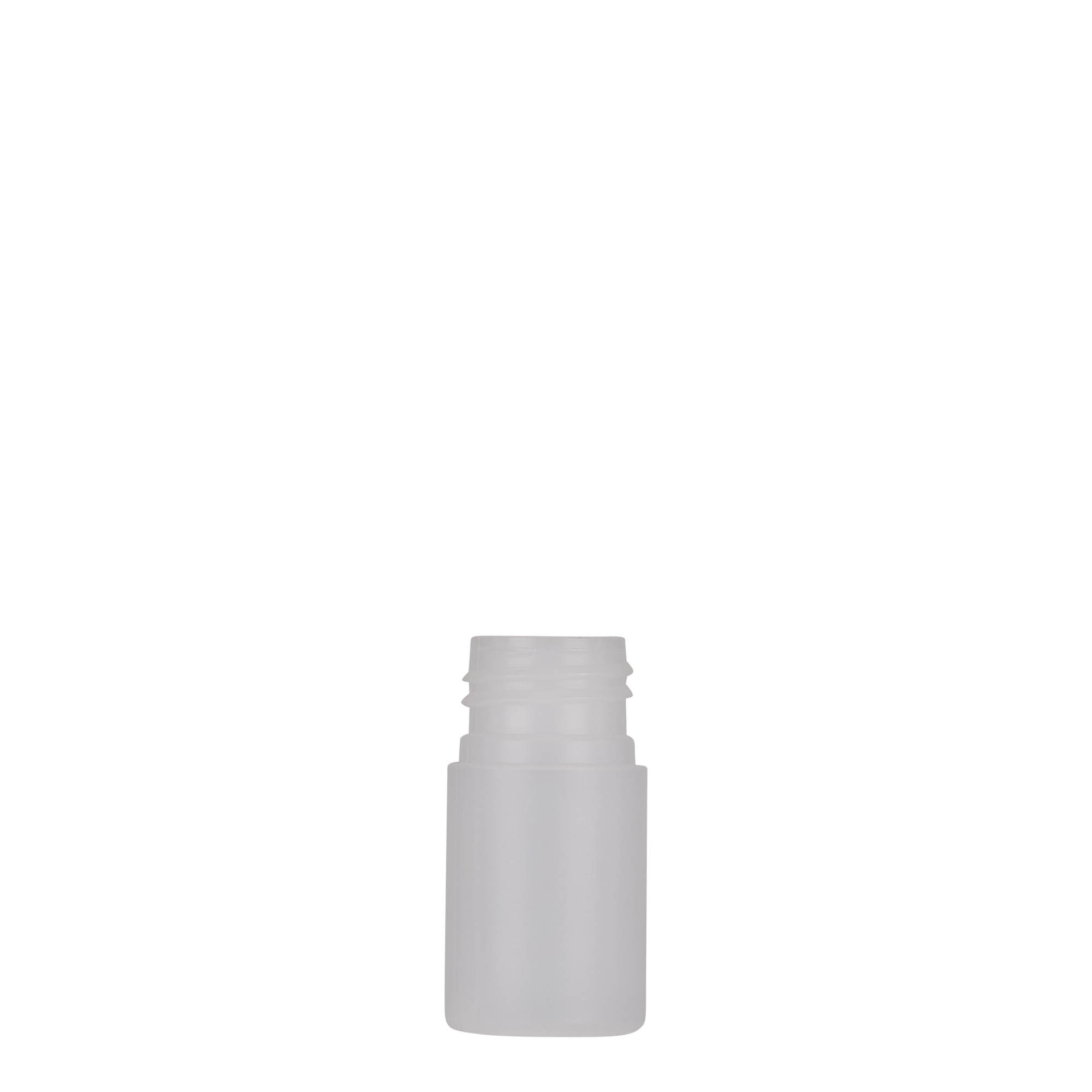 15 ml shishe plastike 'Tuffy', HDPE, natyrale, hapje: 24/410