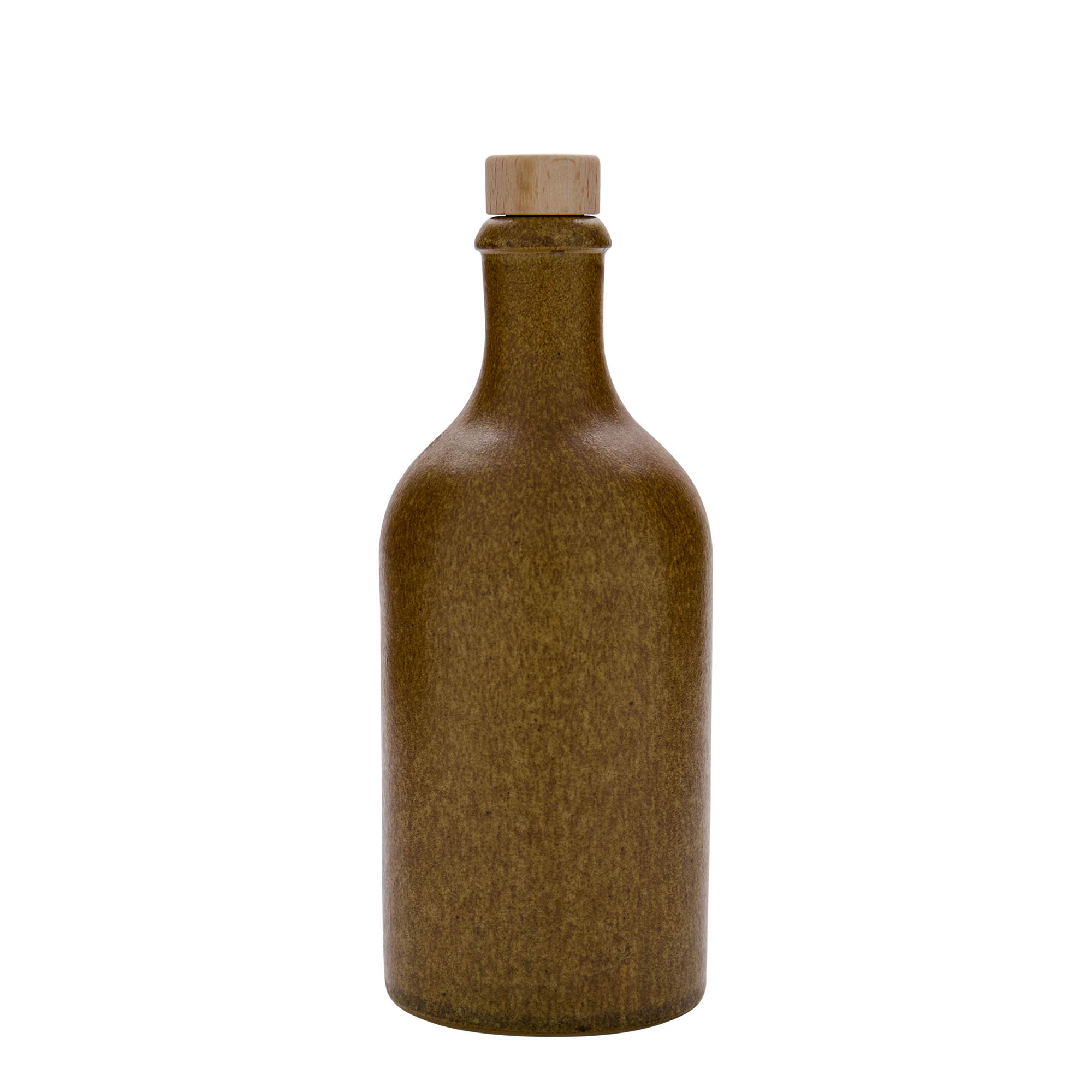 500 ml krua pije, qeramikë, kafe-kristal, gojë: kork
