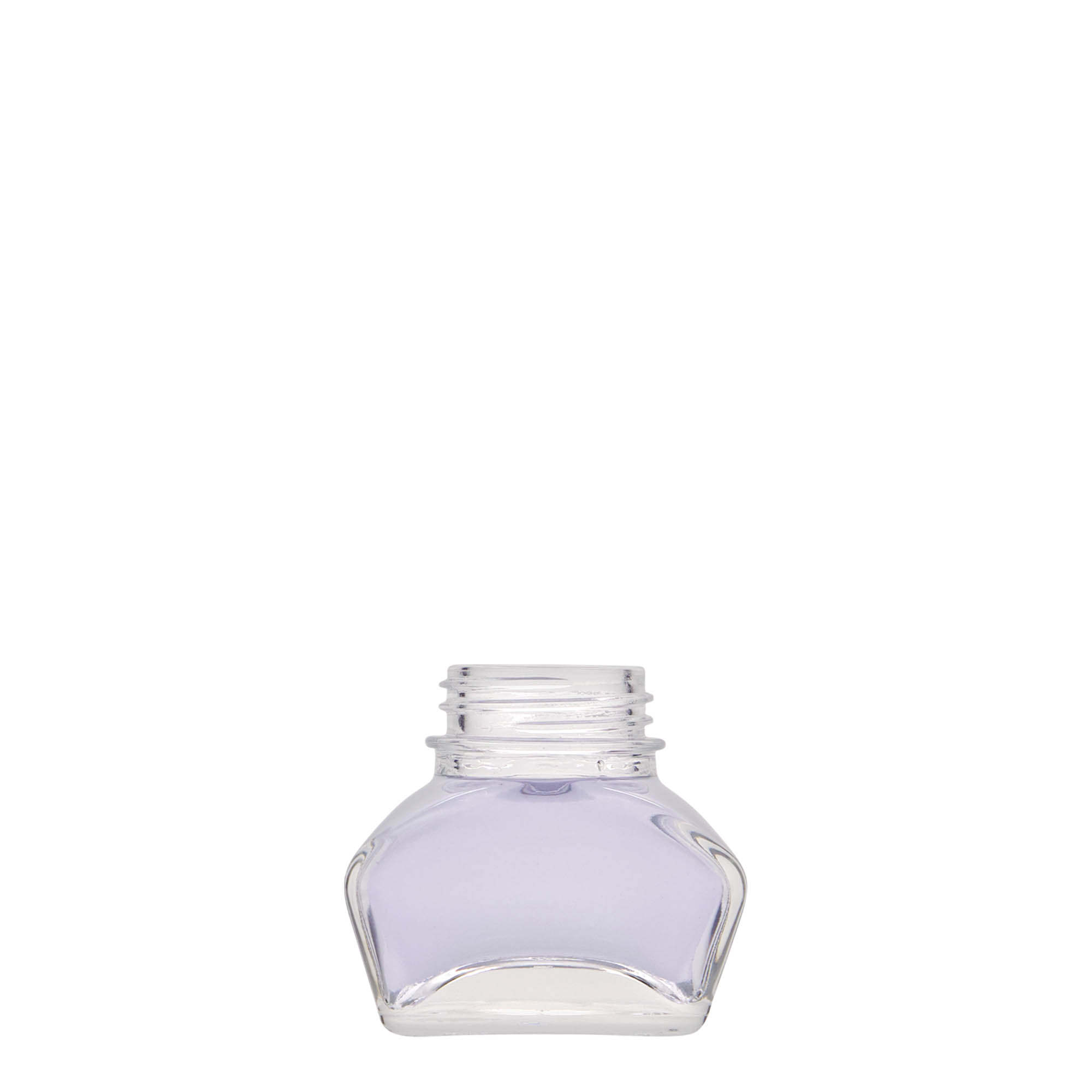 30 ml bojë shishe, drejtkëndëshe, goja: kapak me vidë 30 ml bojë shishe, drejtkëndëshe, goja: kapak me vidë