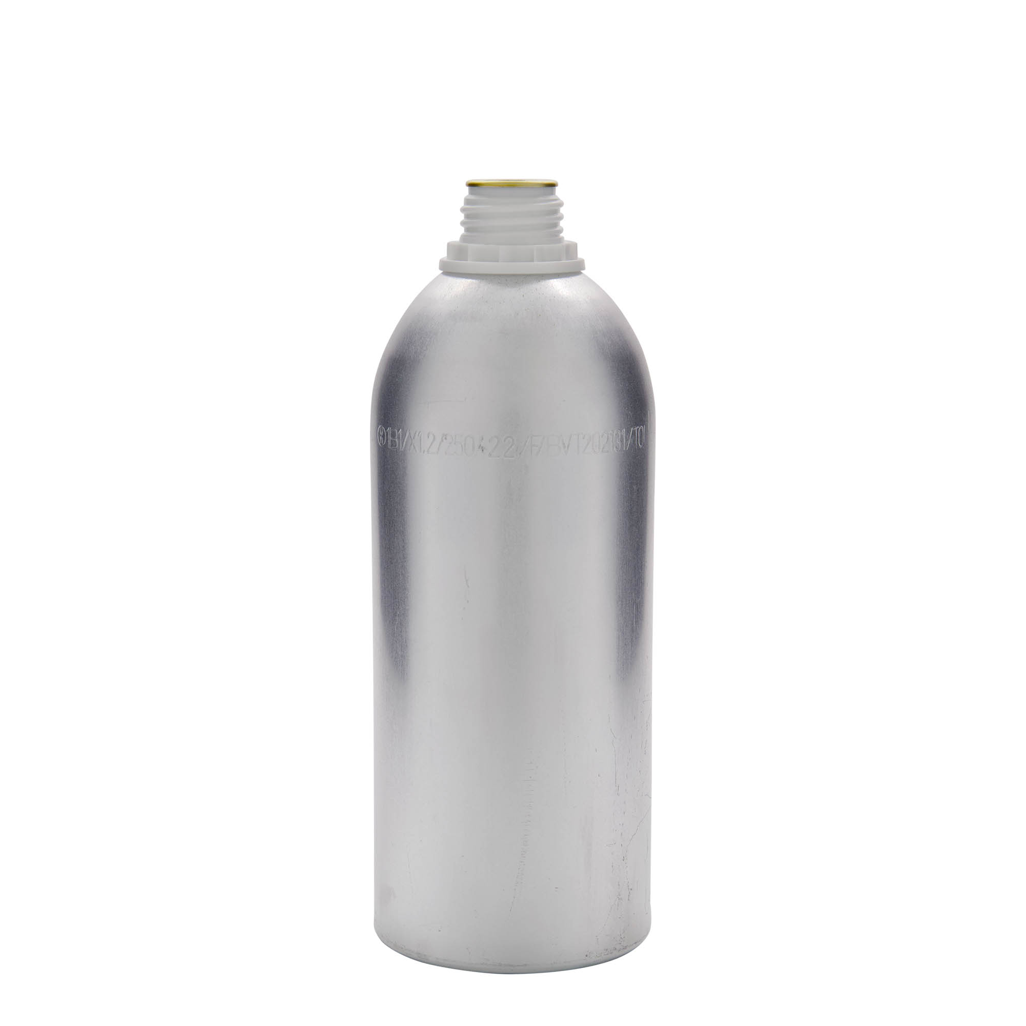 1100 ml shishe alumini, metal, argjend, gojëzimi: DIN 32 1100 ml shishe alumini, metal, argjend, gojëzimi: DIN 32
