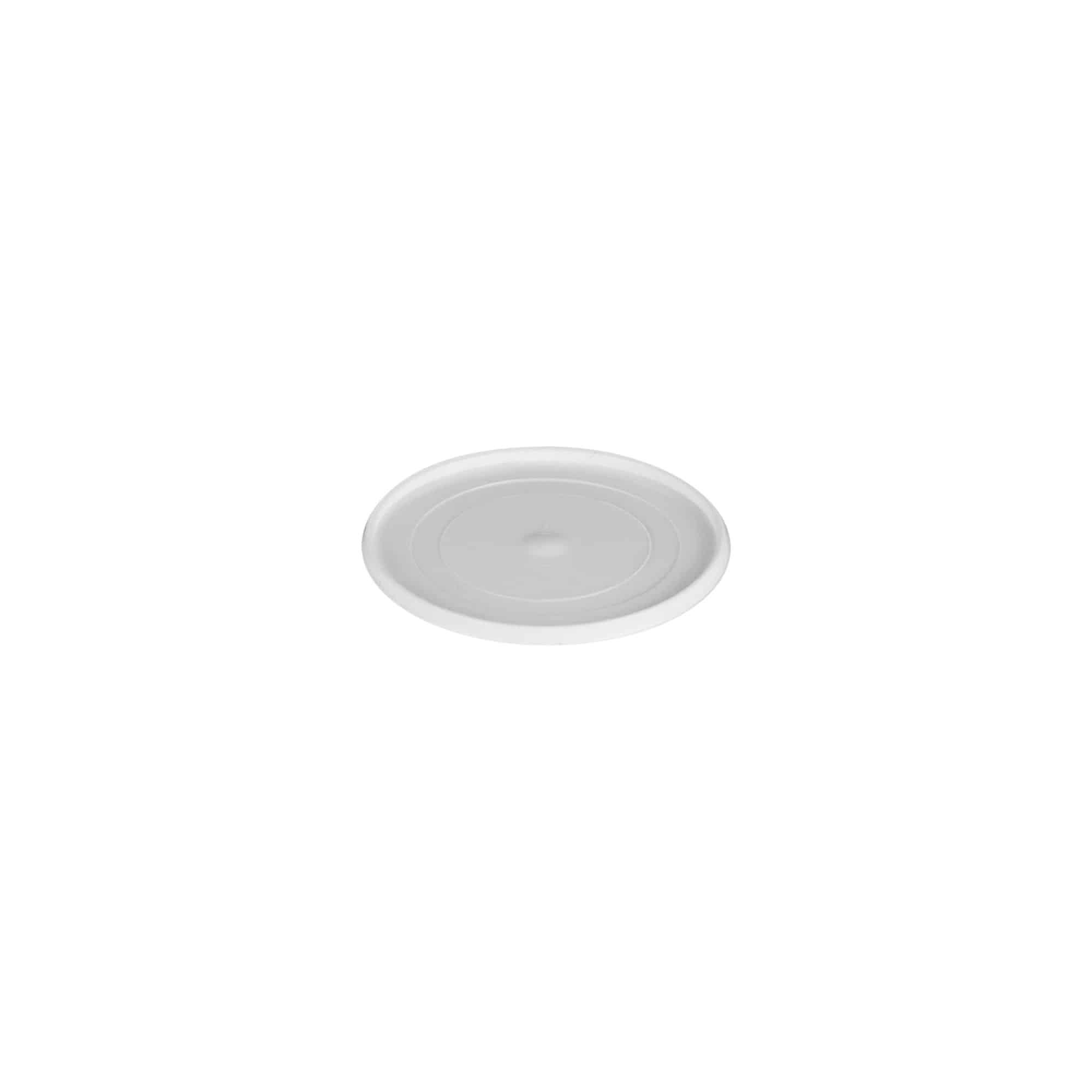 Fletë mbuluese për 5 ml 'Bianca', plastikë PP, e bardhë