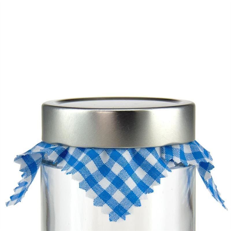 Pllakëza tekstili me karrige 12x12, katrore, tekstil, blu, hapje: TO38-TO53