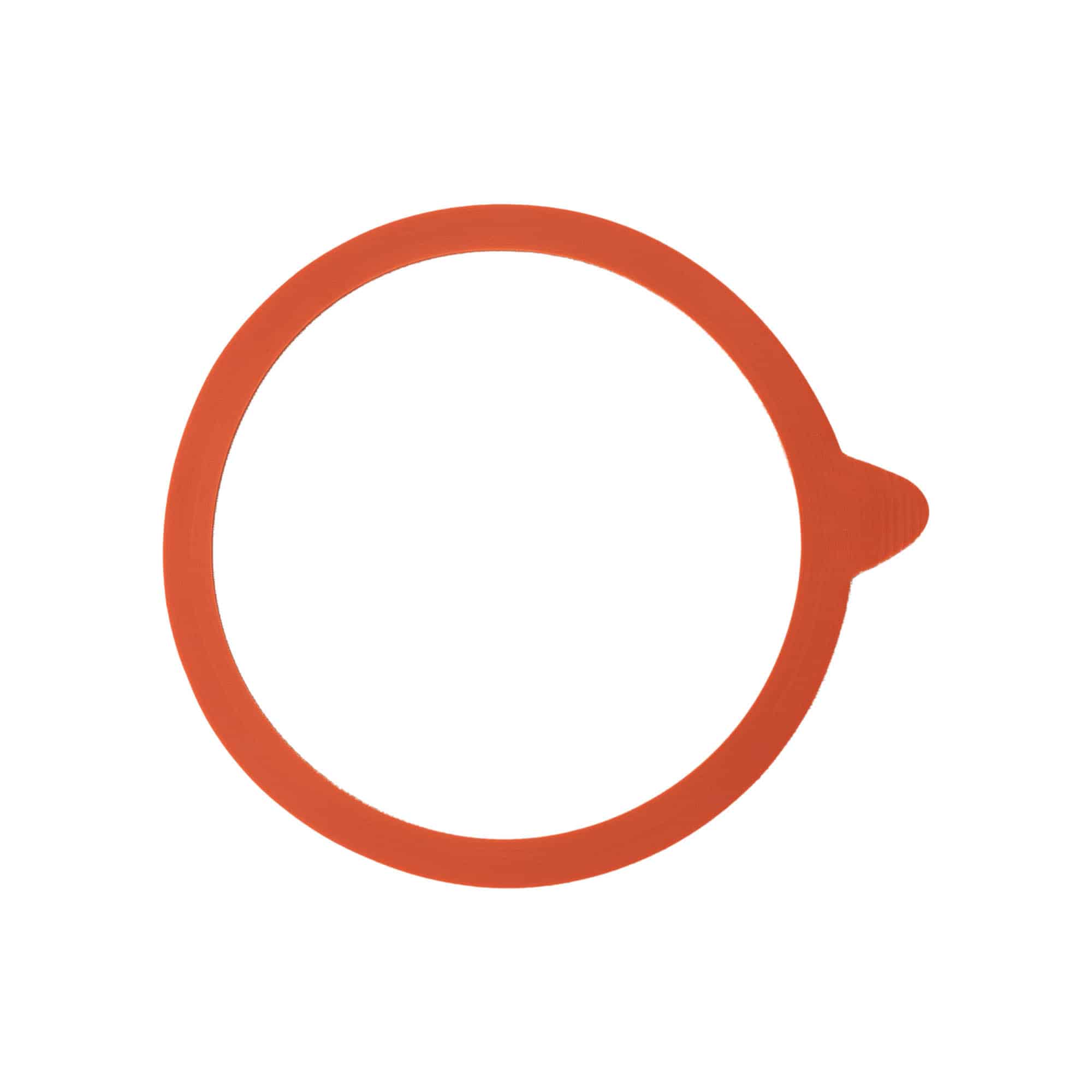 Unazë për konservim WECK RR100 #, e kuqe, gojë: buzë e rrumbullakët