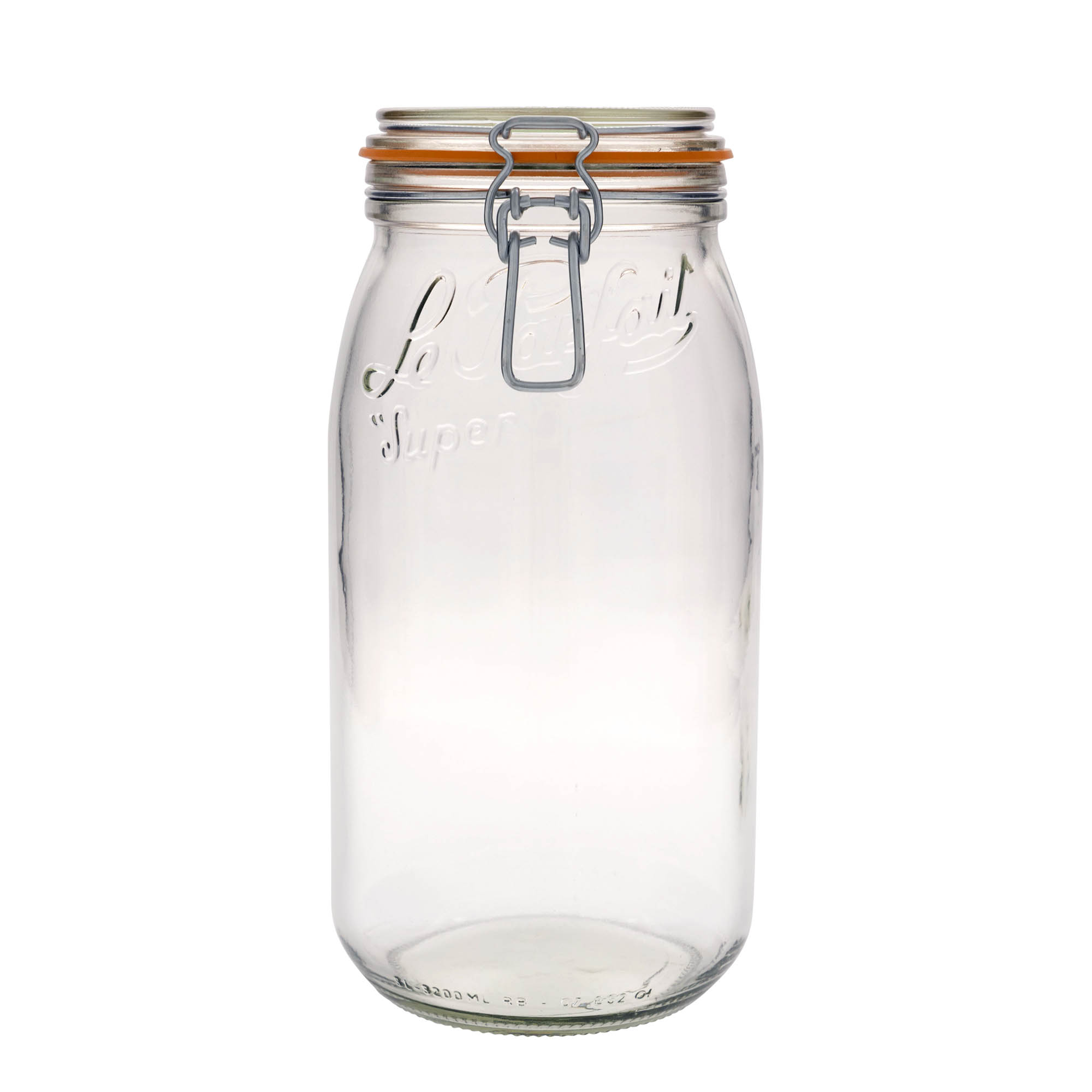 3.000 ml kavanoz me kapak me tel 'Le Parfait Super Bocal', hapja: mbyllje me kapak me tel 3.000 ml kavanoz me kapak me tel 'Le Parfait Super Bocal', hapja: mbyllje me kapak me tel