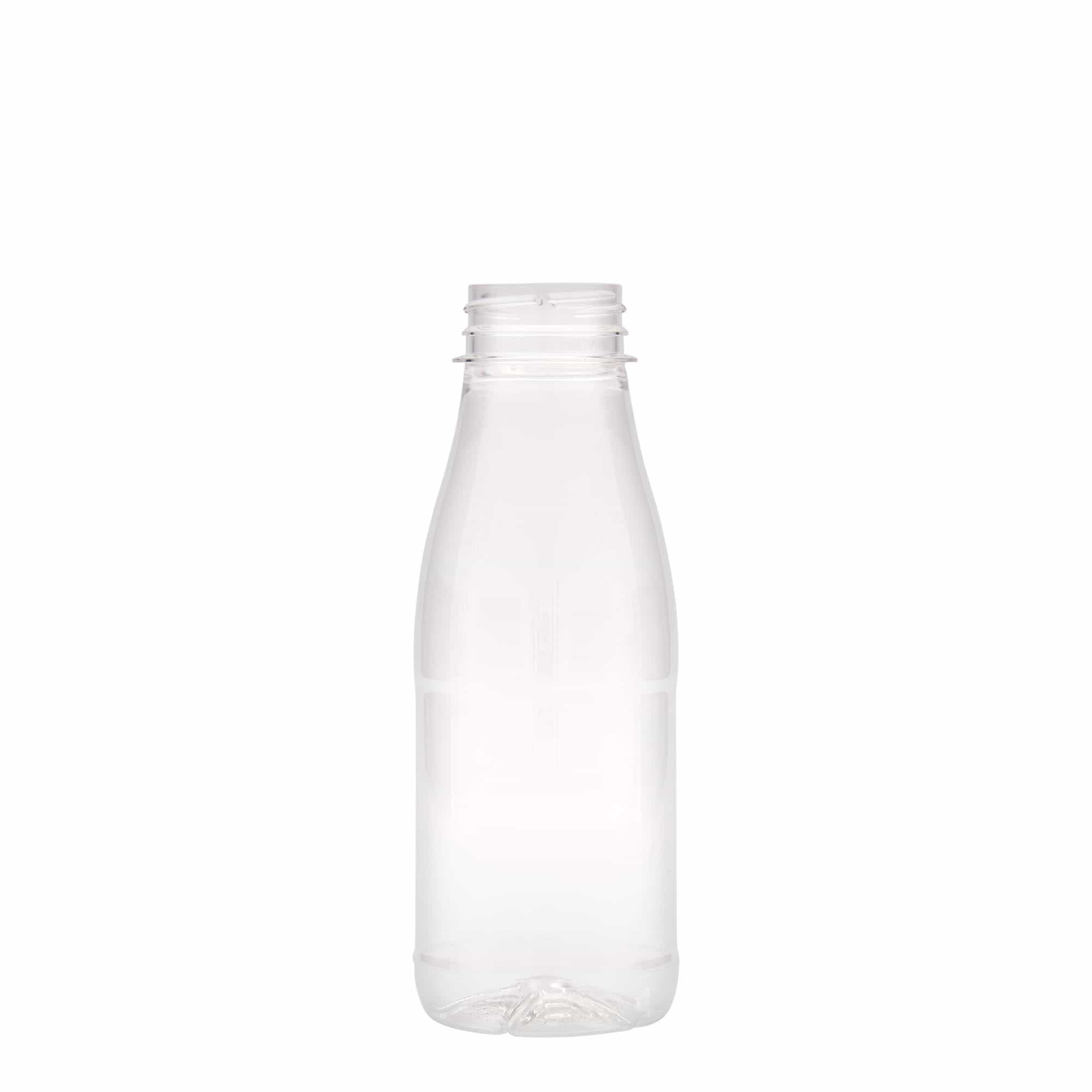 330 ml shishe PET 'Qumësht dhe Lëng', plastikë, hapje: 38 mm