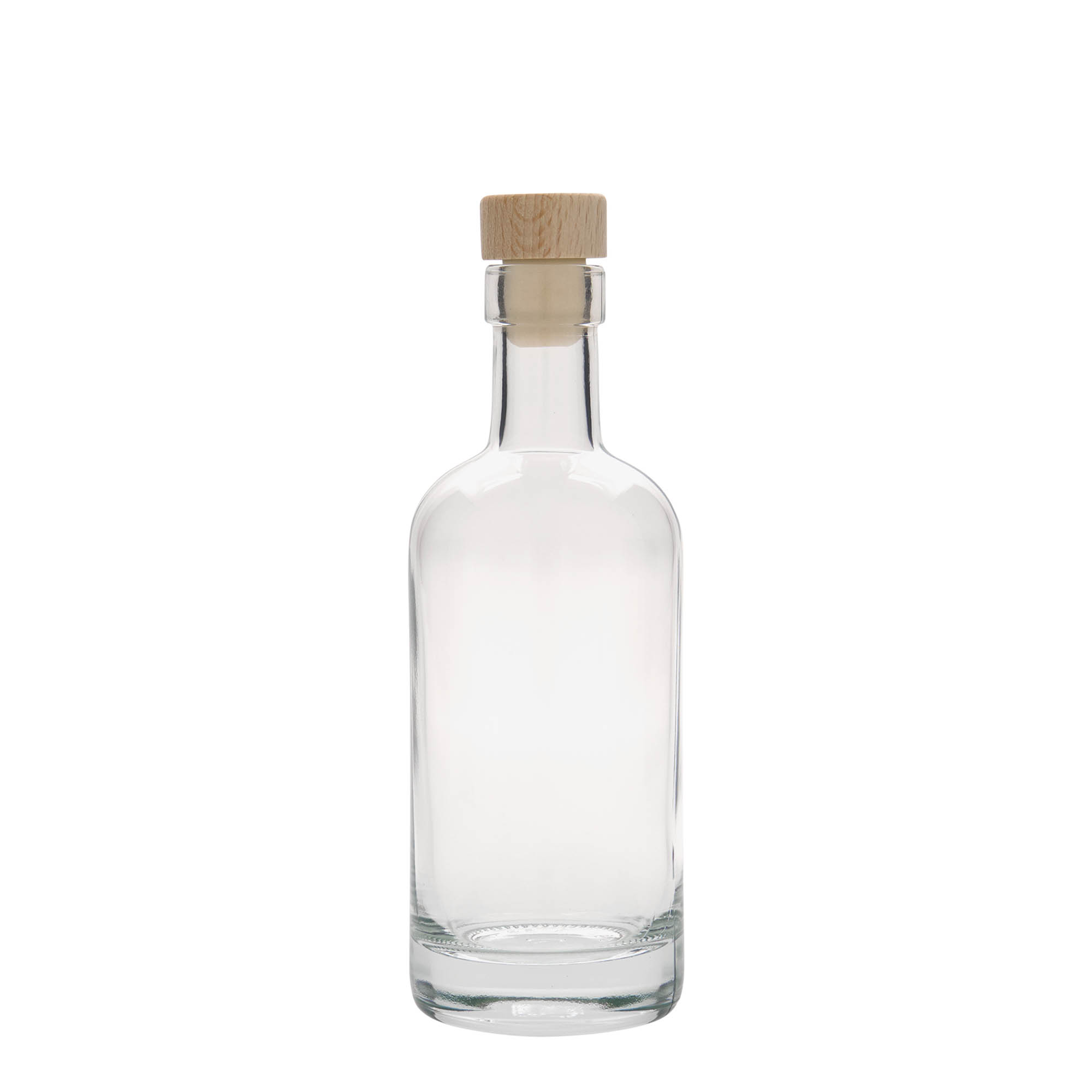 250 ml shishe qelqi 'Linea Uno', gojë: korek