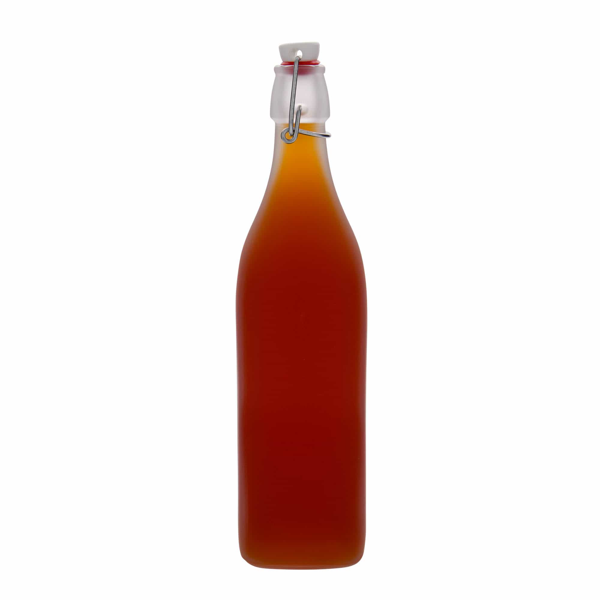 1.000 ml shishe qelqi 'Swing, katrore, e ngrirë, hapja: kapak me grep