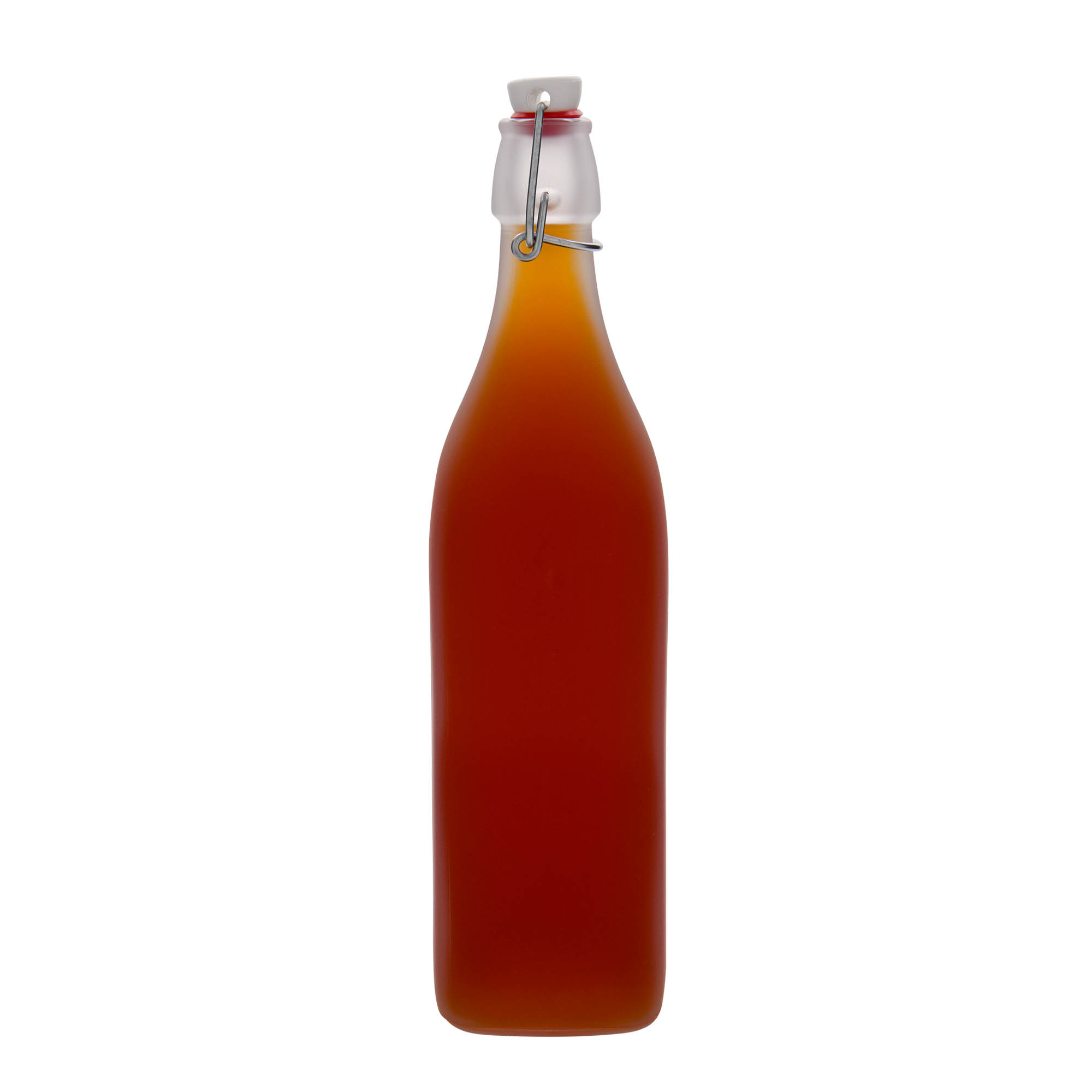 1.000 ml shishe qelqi 'Swing, katrore, e ngrirë, hapja: kapak me grep