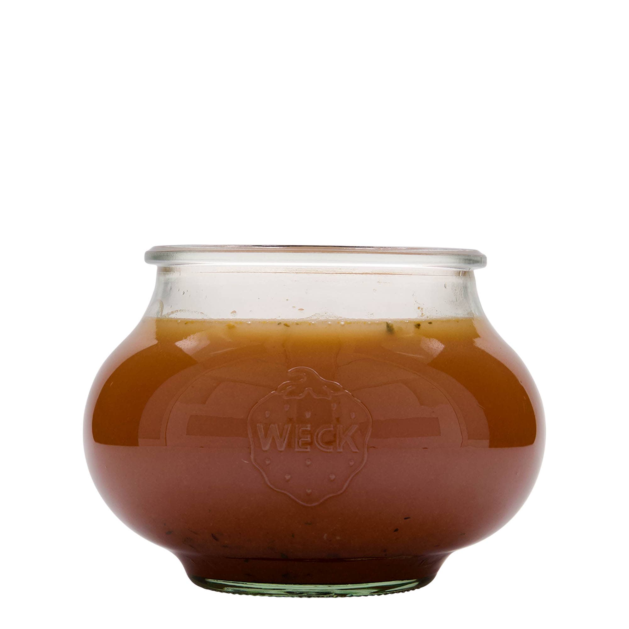 1.062 ml WECK-këmbanë qelqi, Hapur: Krah rrethor