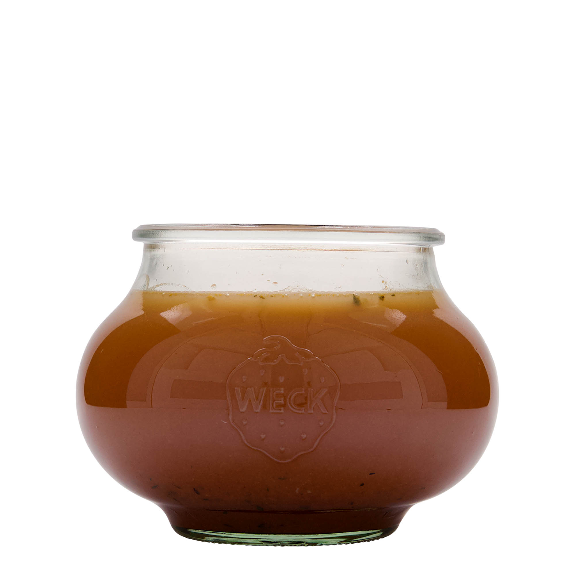 1.062 ml WECK-këmbanë qelqi, Hapur: Krah rrethor