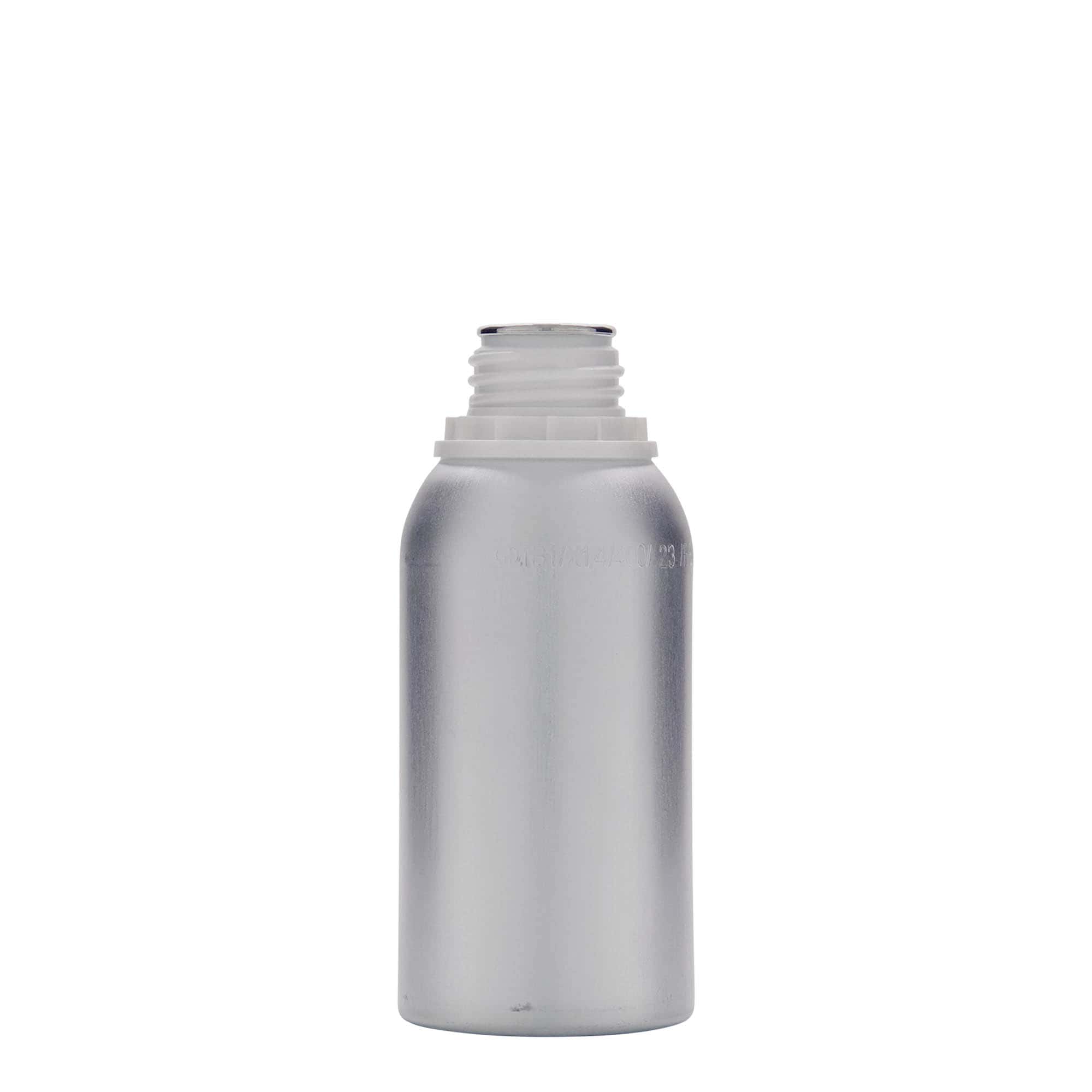 275 ml shishe alumini, metal, argjend, goja: DIN 32