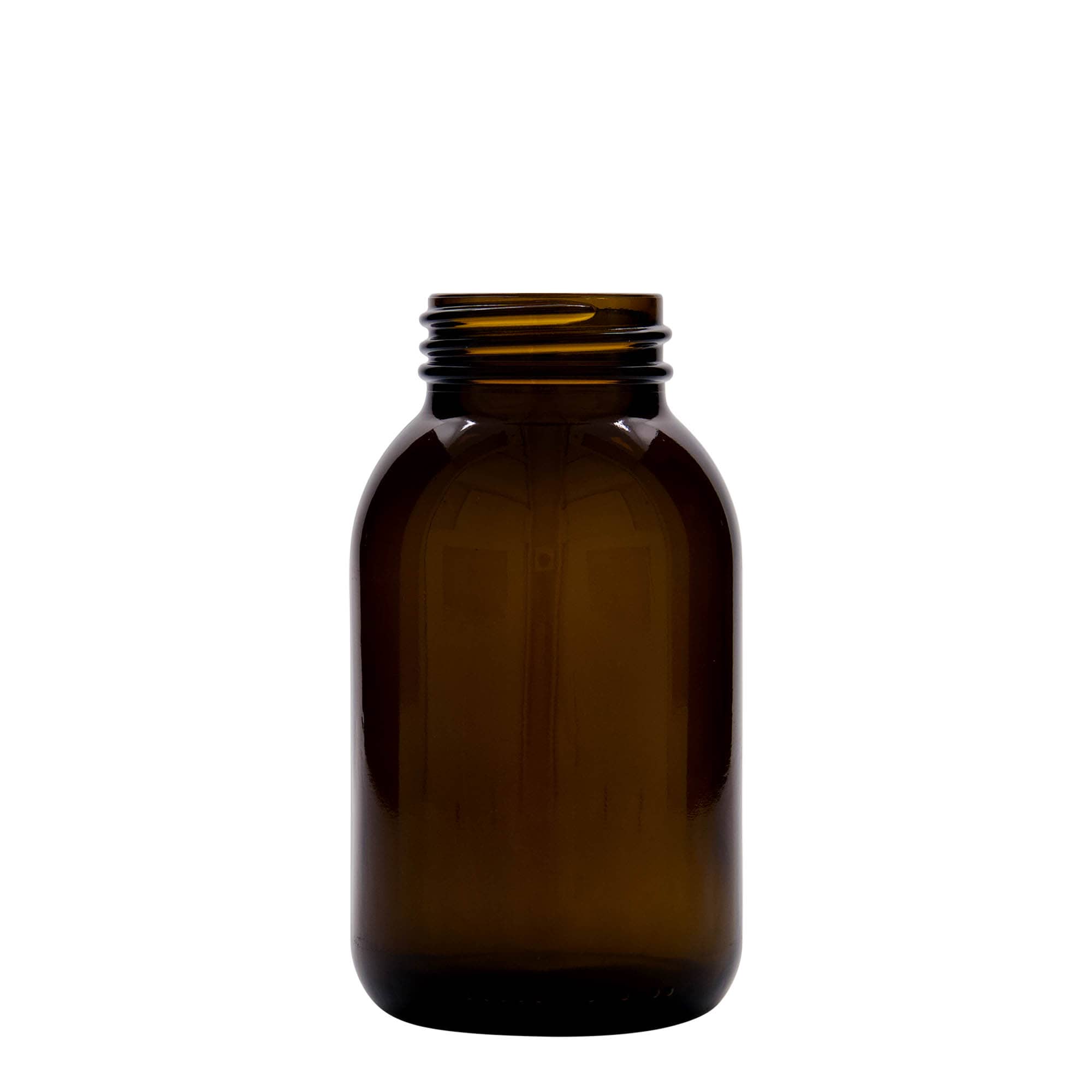 500 ml gotë me qafë të gjerë, kafe, hapje: DIN 55