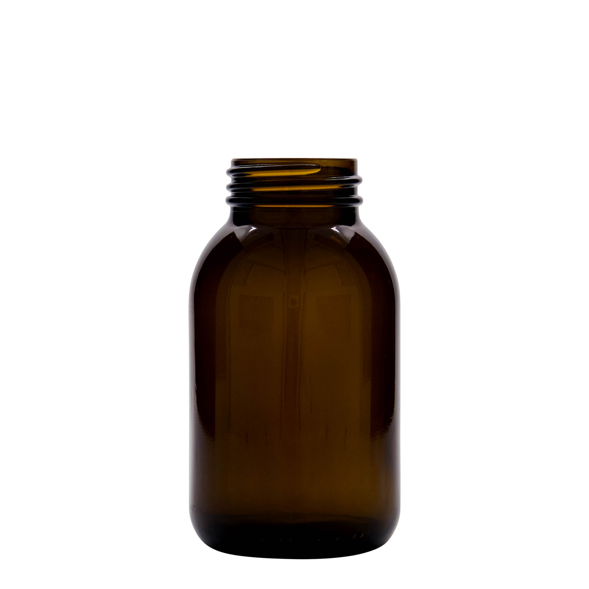 500 ml gotë me qafë të gjerë, kafe, hapje: DIN 55