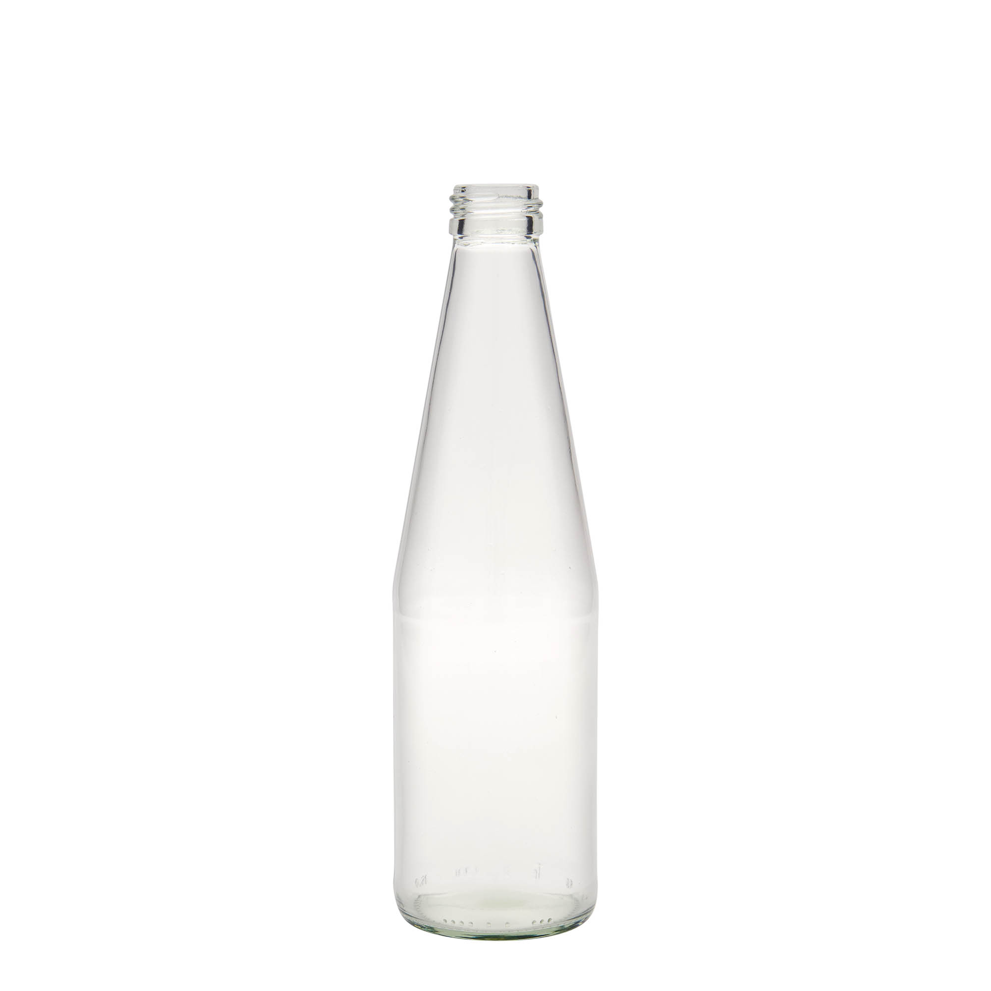330 ml shishe universale me formë karrote, xham, gojë: PP 28 330 ml shishe universale me formë karrote, xham, gojë: PP 28