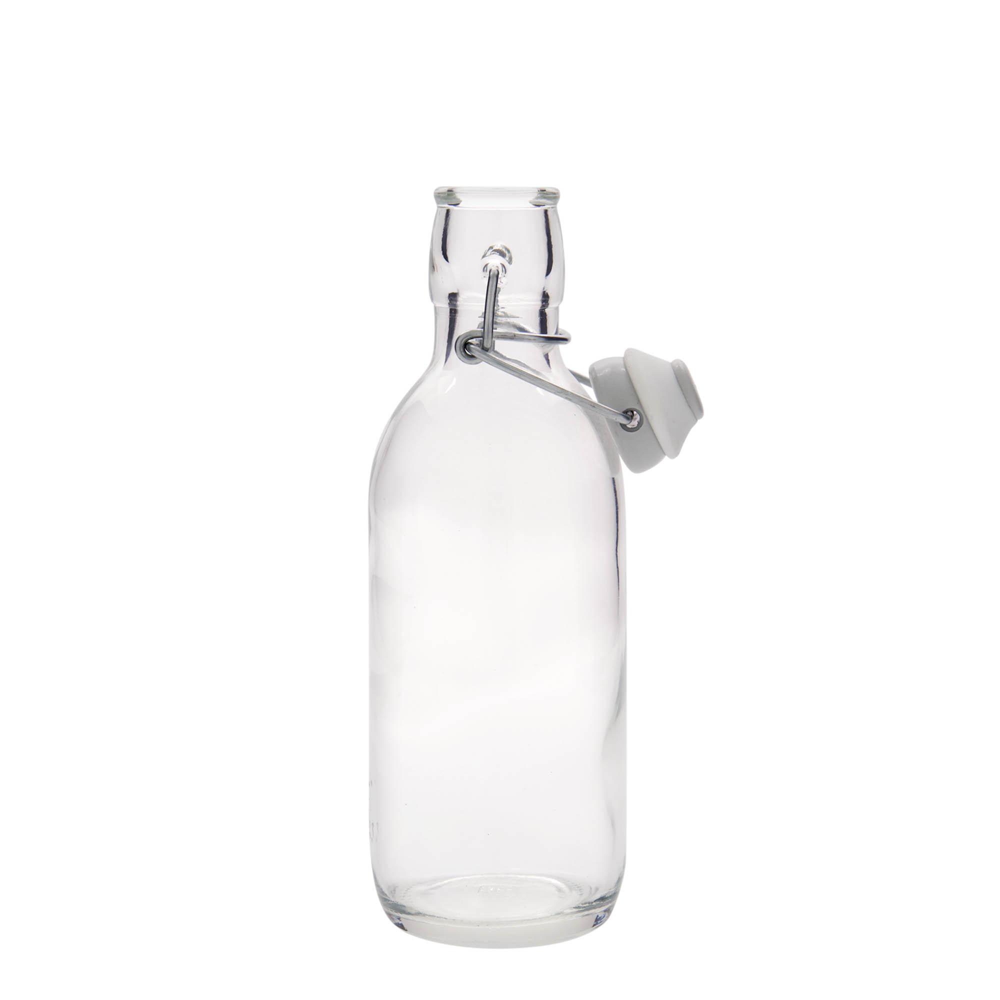 Shishe qelqi 500 ml 'Emilia', Hapur: Mbyllje me kapëse