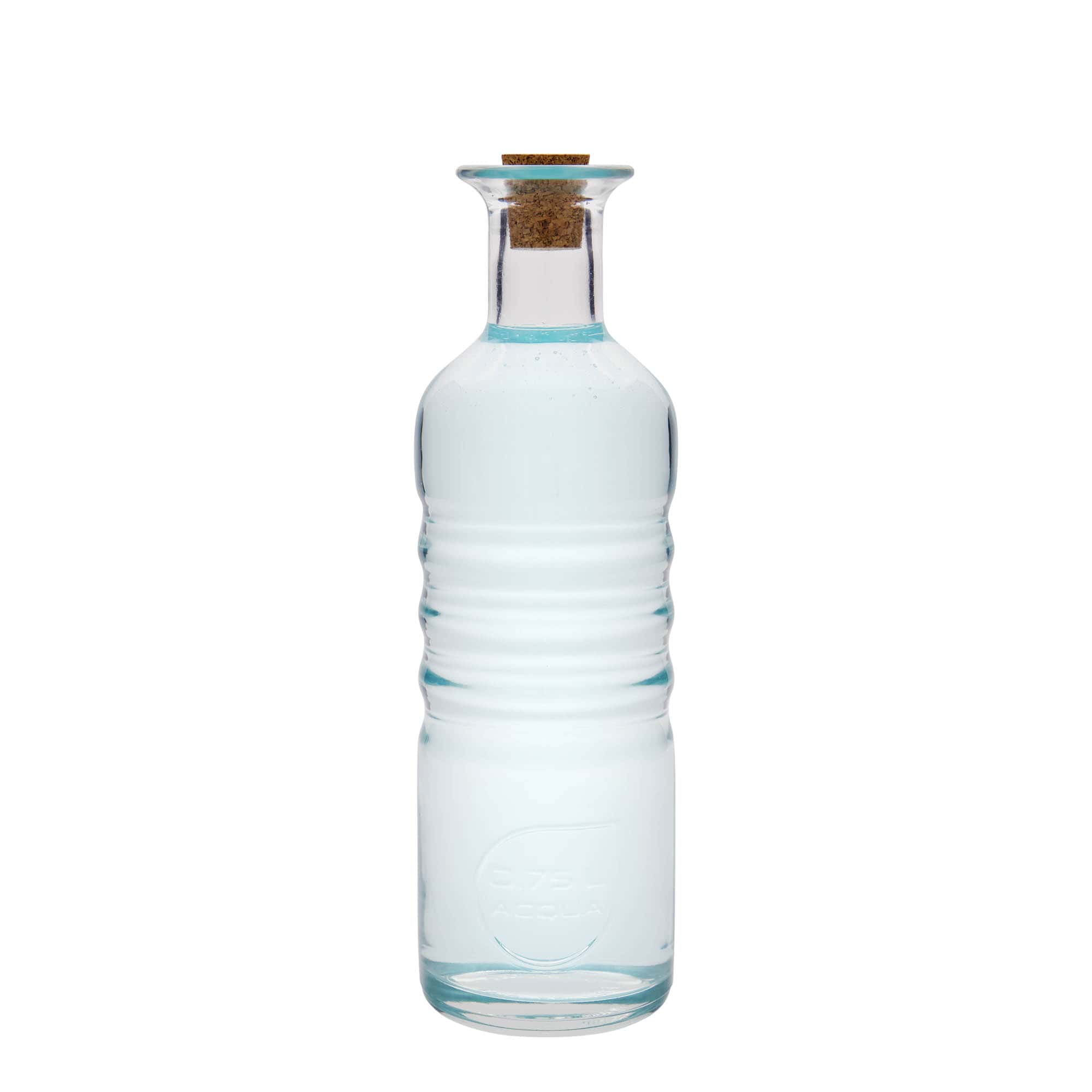 750 ml shishe qelqi 'Optima Acqua', gojë: kork