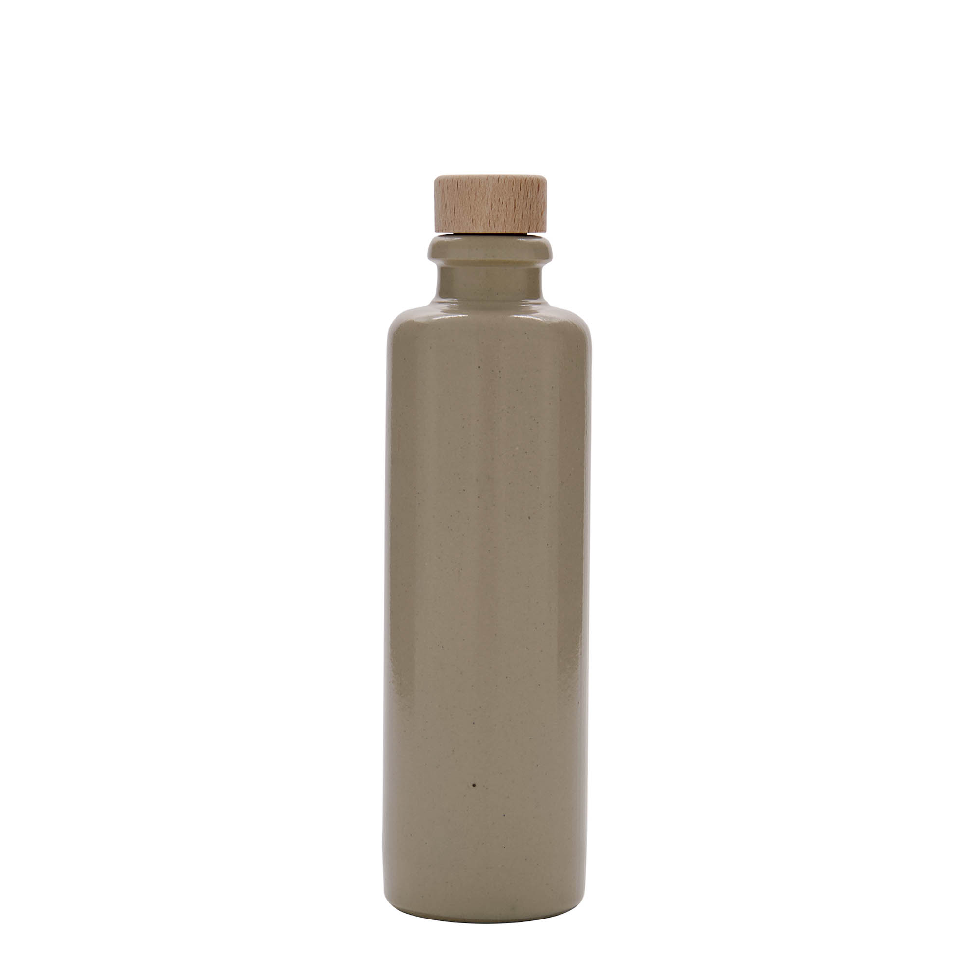 200 ml krua me ton, qeramikë, bezhë, gojë: korek