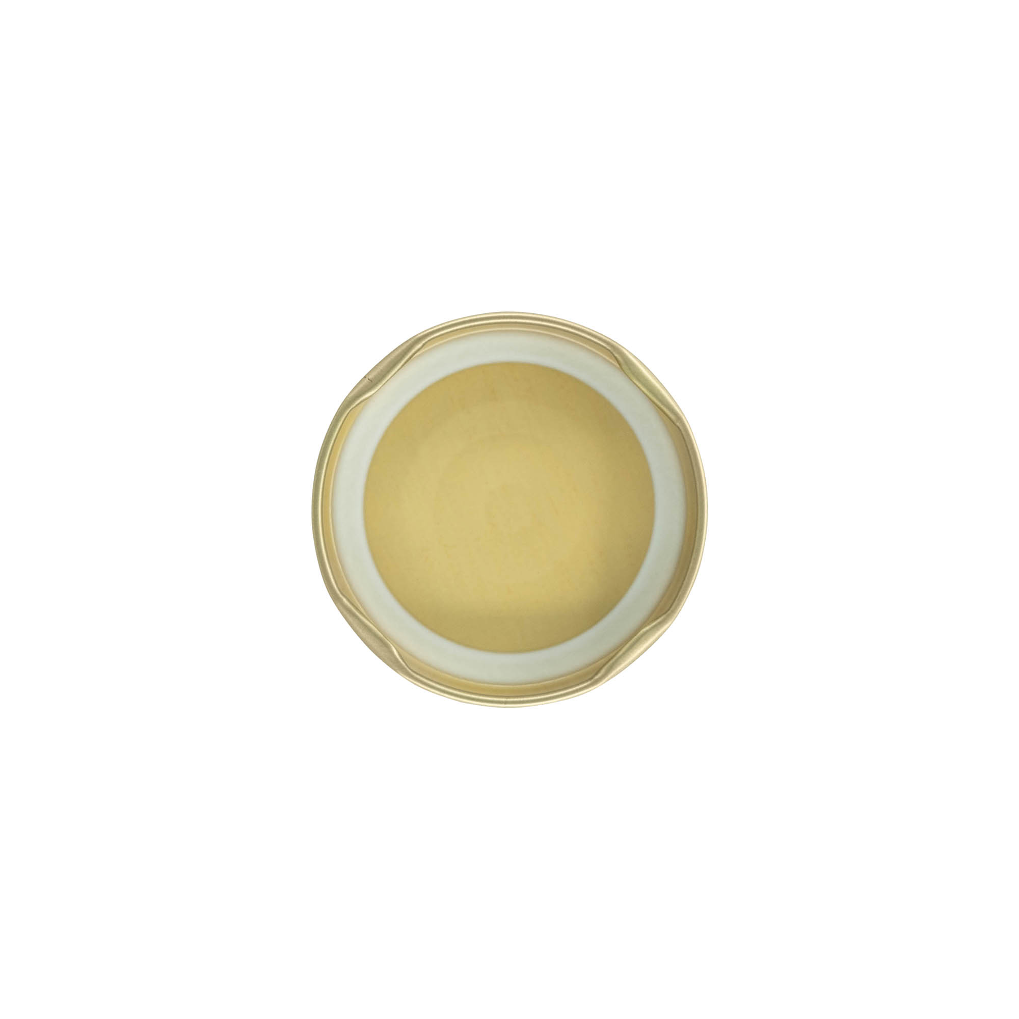 Kapak Twist-Off, prej çeliku të bardhë, i artë, për hapje: TO 58 Kapak Twist-Off, prej çeliku të bardhë, i artë, për hapje: TO 58