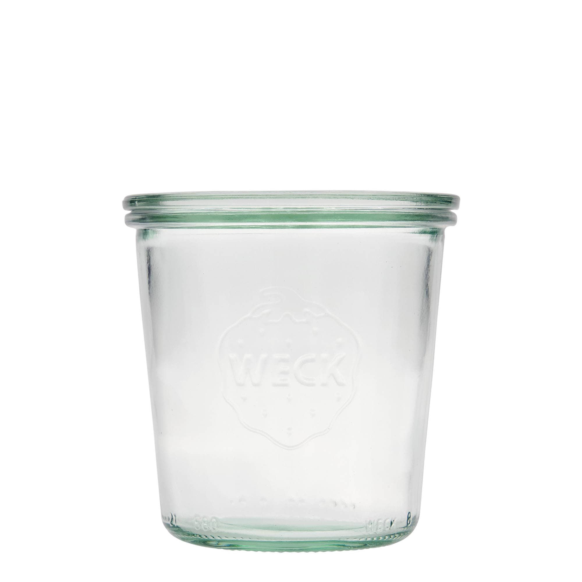 580 ml WECK-vazo me qepje të sheshtë, gojë: buzë e rrumbullakët