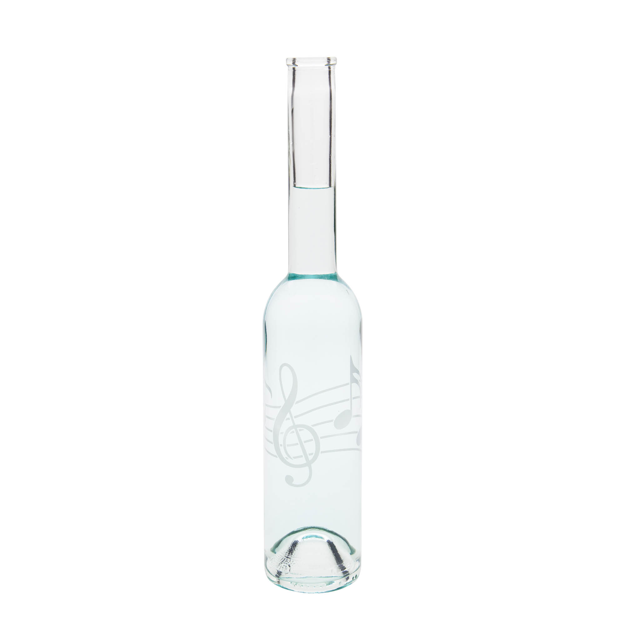 Shishe qelqi 350 ml 'Opera', motiv: Nota muzikore, gojë: Kork