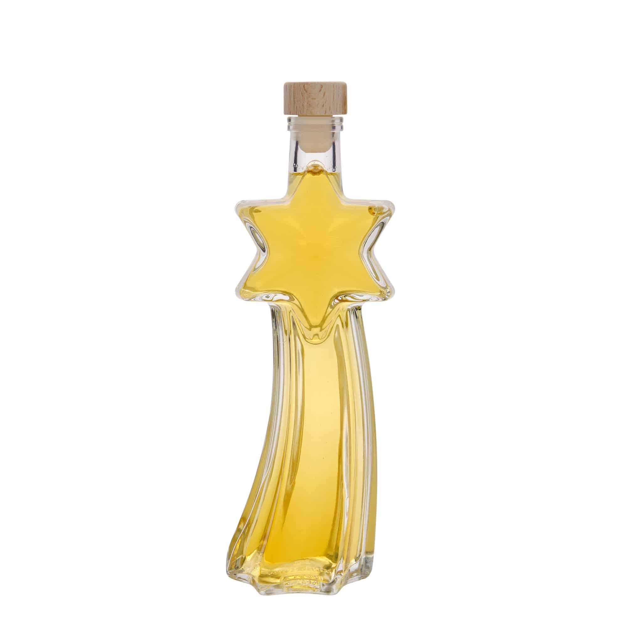 200 ml shishe qelqi 'Rrufe ylli', hapja: korek