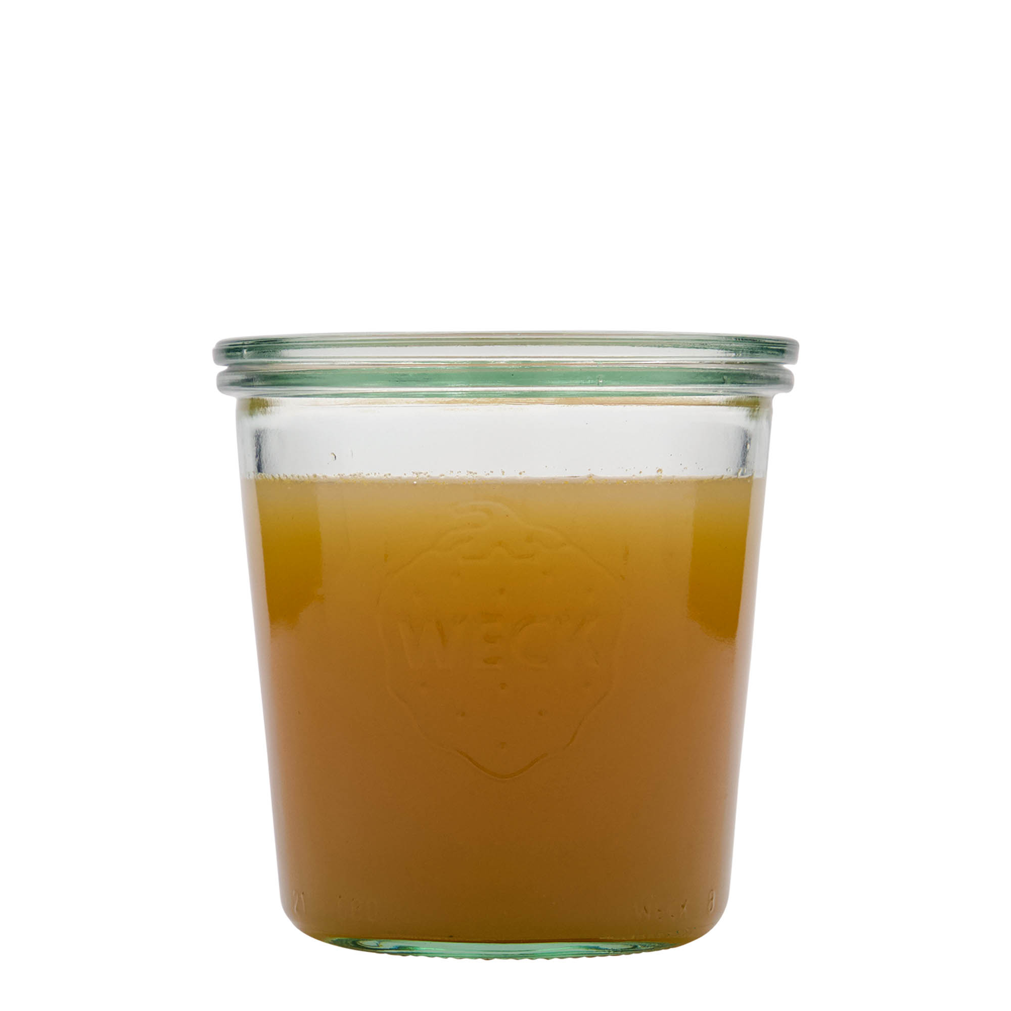 580 ml WECK-vazo me qepje të sheshtë, gojë: buzë e rrumbullakët 580 ml WECK-vazo me qepje të sheshtë, gojë: buzë e rrumbullakët