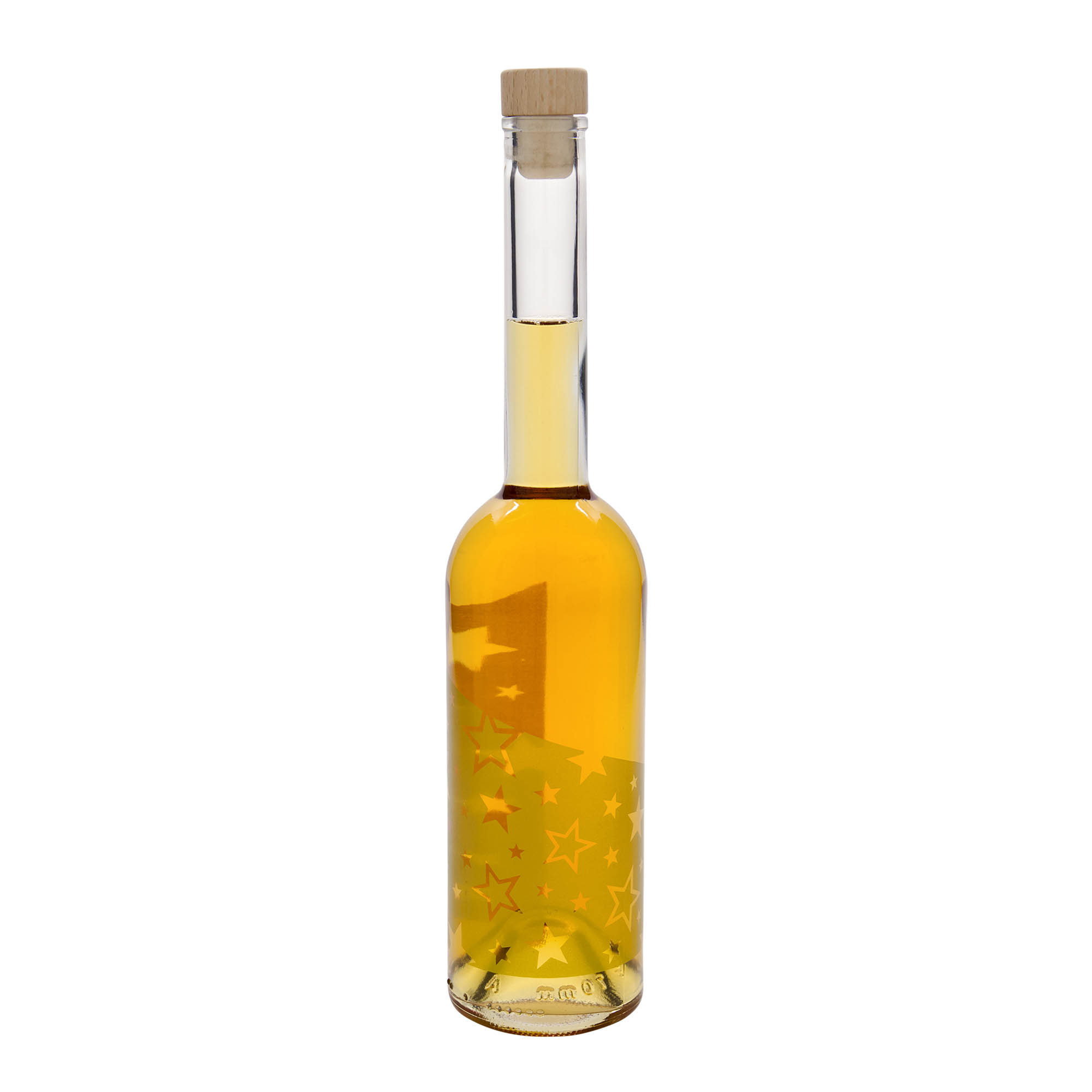 Shishe qelqi 500 ml 'Opera', motiv: Yje ari, gojë: Korek Shishe qelqi 500 ml 'Opera', motiv: Yje ari, gojë: Korek