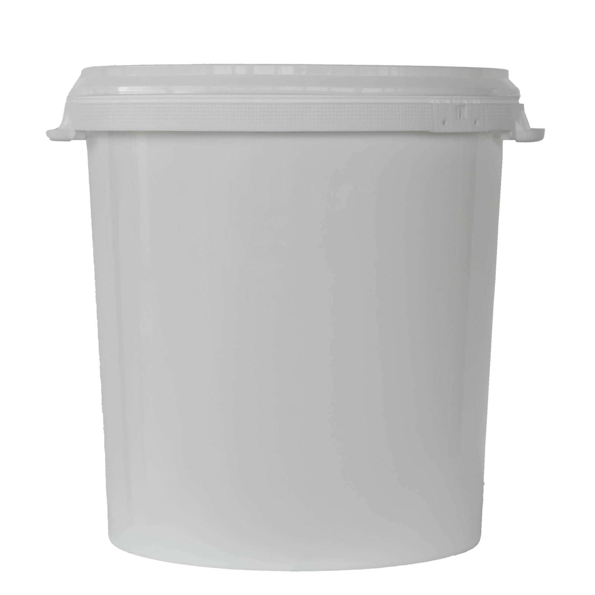 30 l kovë, plastikë PP, e bardhë