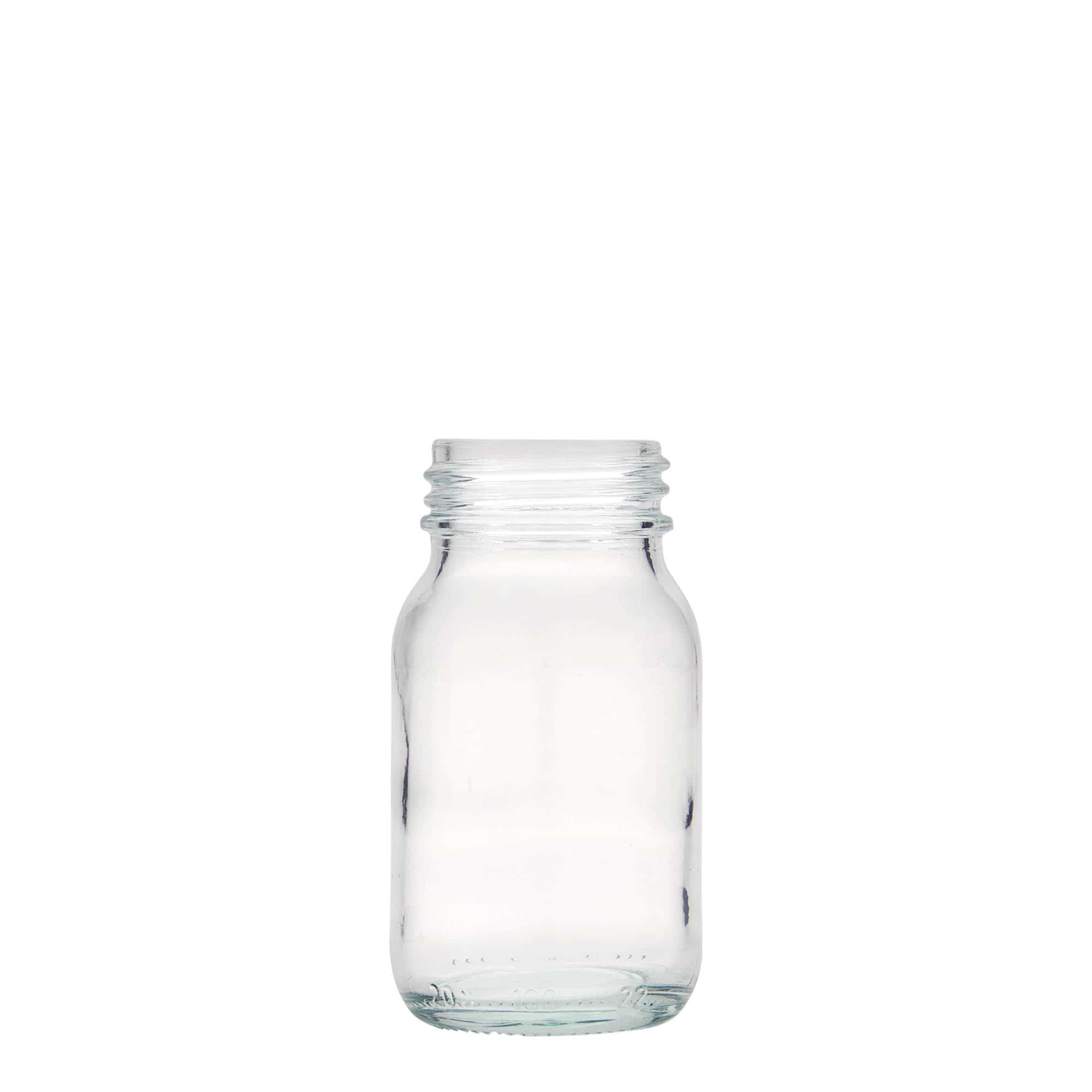 100 ml gotë me qafë të gjerë, hapje: DIN 40